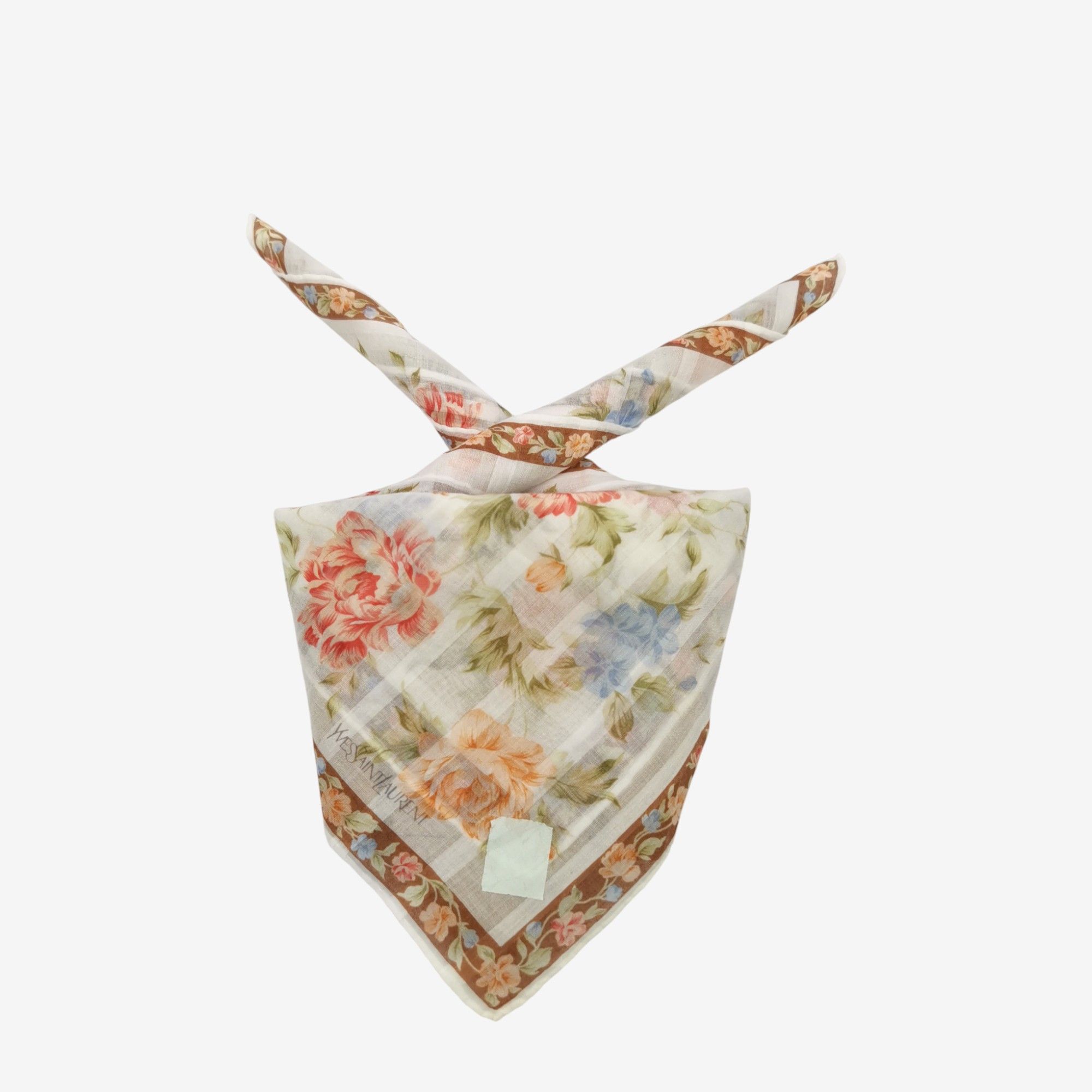 Vintage Vintage Yves Saint Laurent Handkerchief Pocketsquare Bandana Size ONE SIZE - 1 Thumbnail