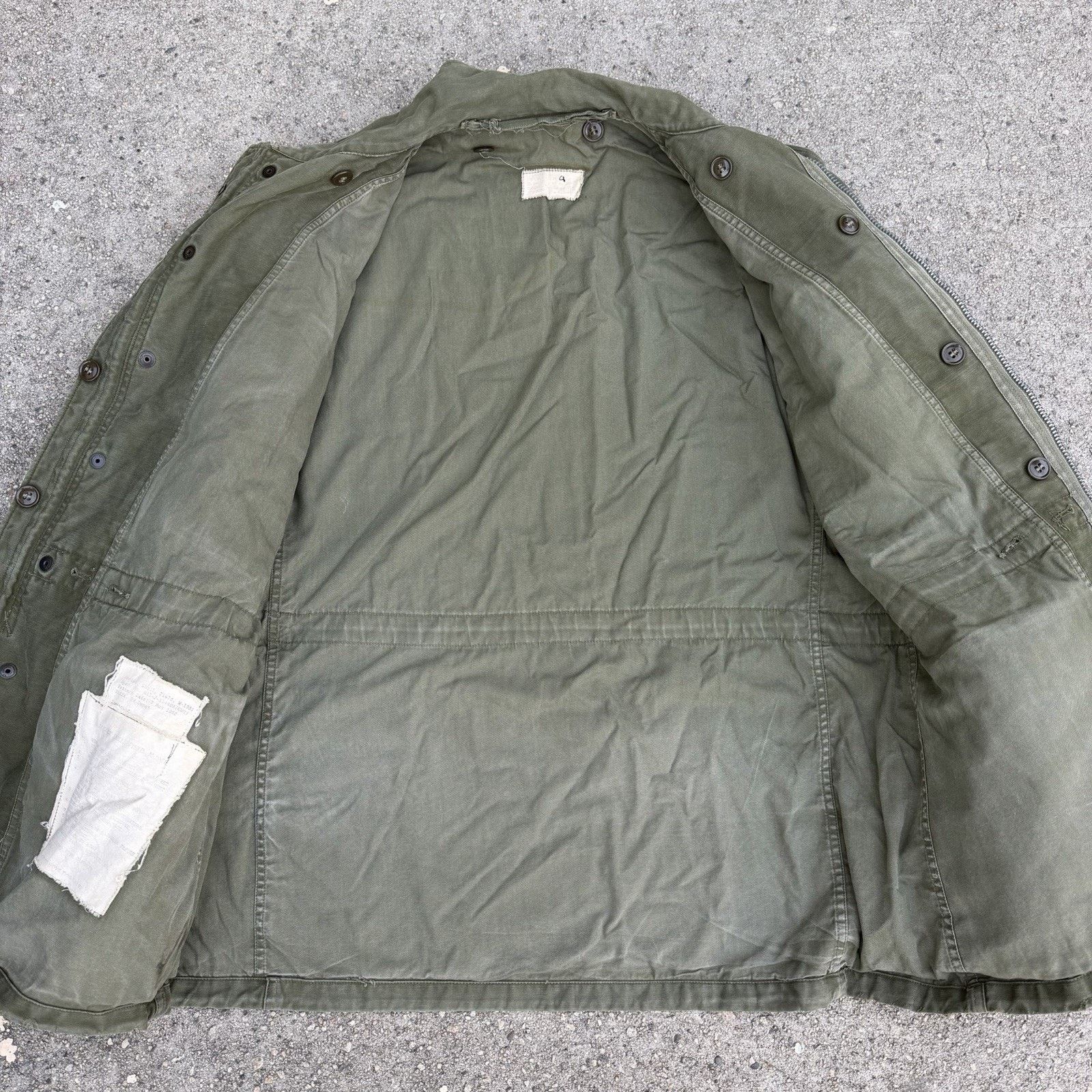 Vintage Vintage 50s US Army Military M-1951 Shell Field Jacket Sz M Size US M / EU 48-50 / 2 - 2 Thumbnail