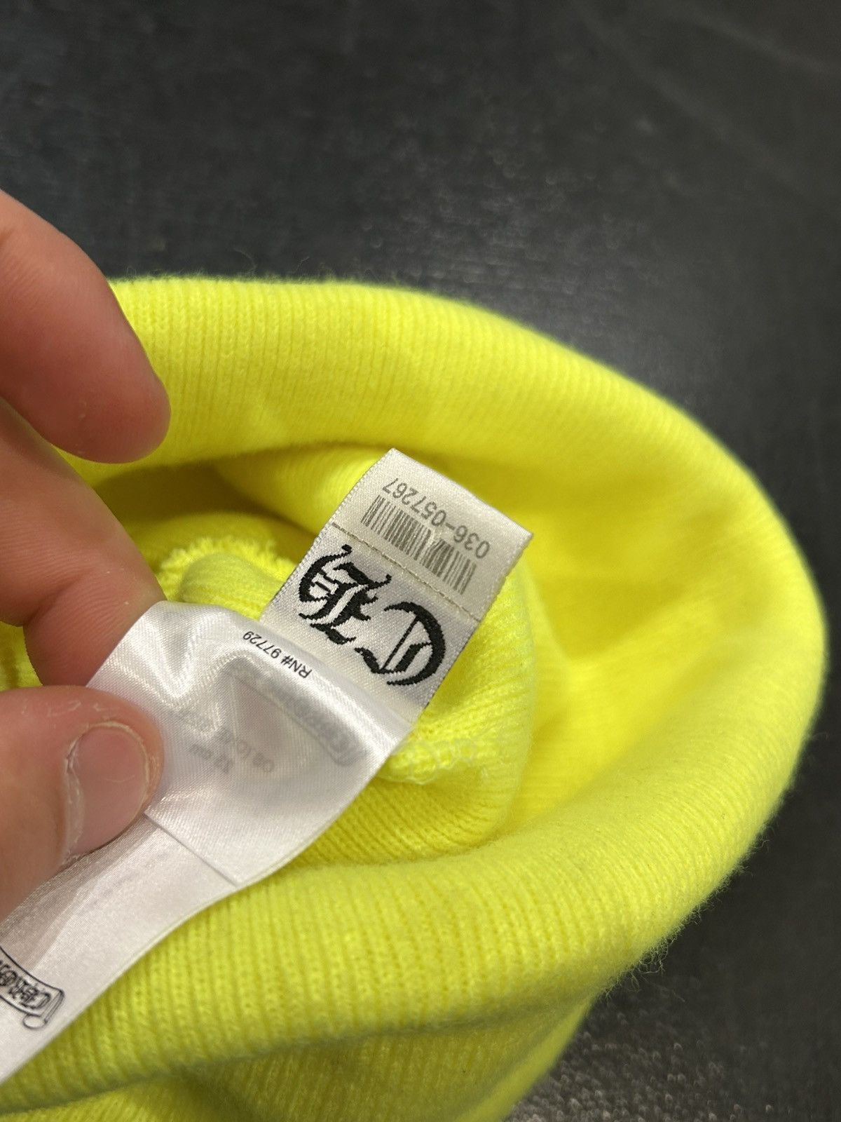 Chrome Hearts Chrome Hearts Knit Beanie - Neon Size ONE SIZE - 6 Thumbnail