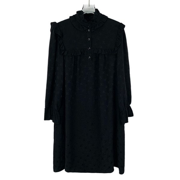 Celine Celine Monogram Silk Mini Dress Size 36 Size XS / US 0-2 / IT 36-38 - 1 Thumbnail