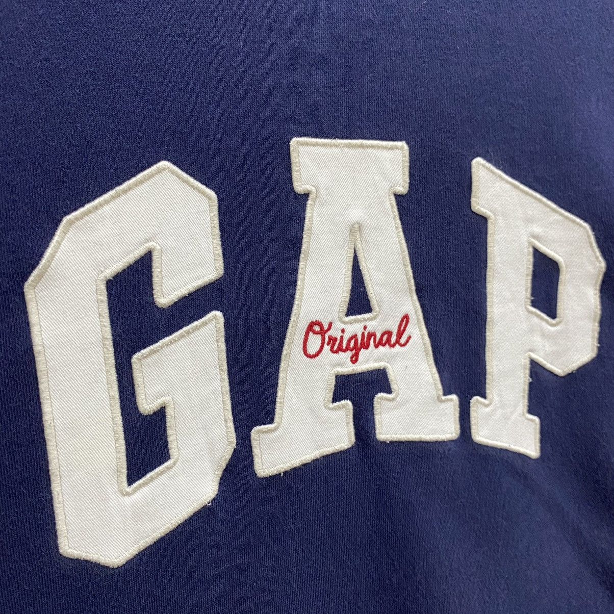 Gap GAP Original Applique Logo Spell Out Navy Sweatshirt Size M Size US M / EU 48-50 / 2 - 7 Thumbnail