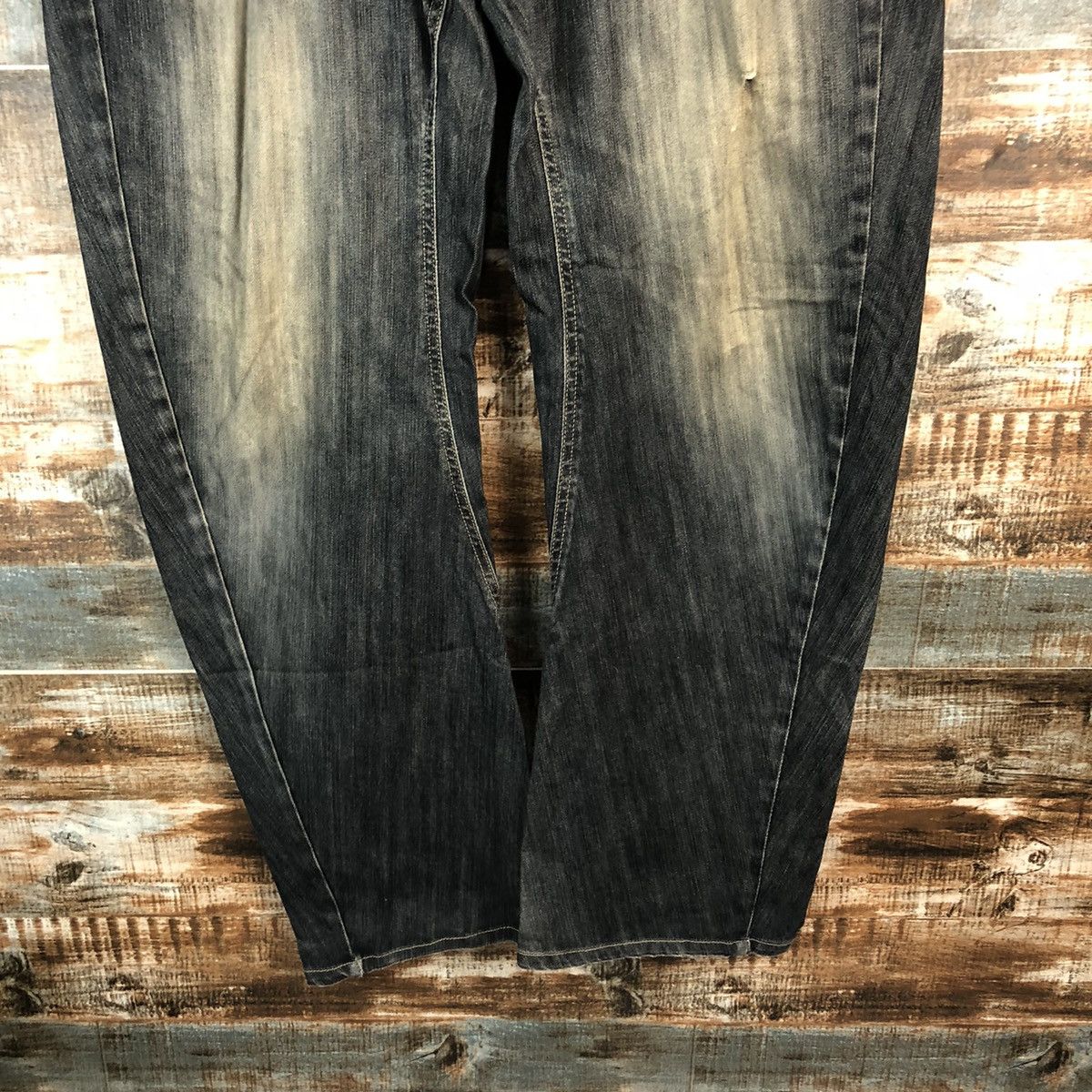 Edwin Edwin Black faded vintage Denim Pants #A1413 Size US 38 / EU 54 - 6 Thumbnail
