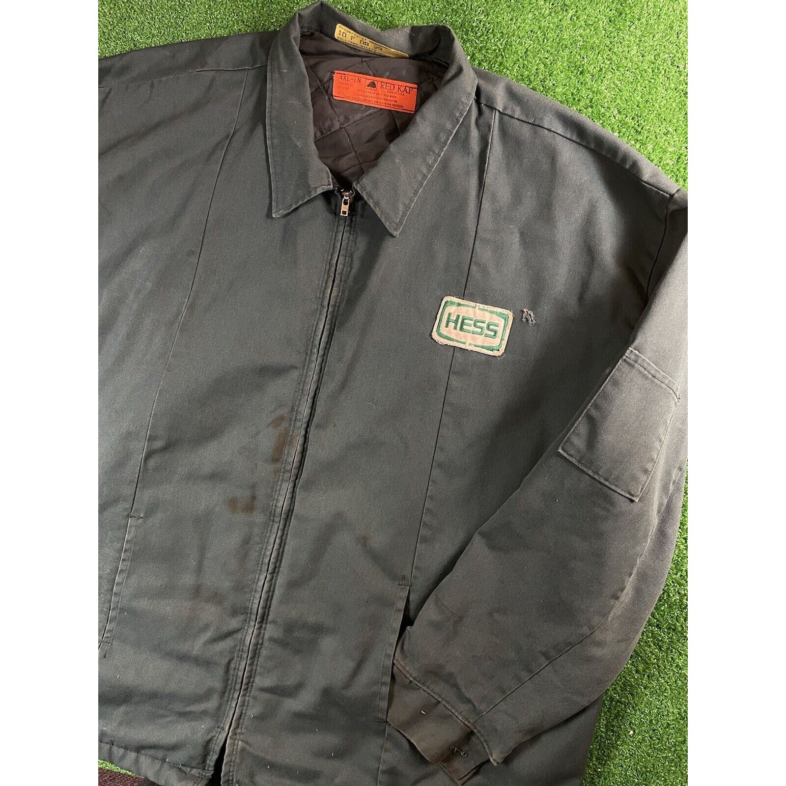 Vintage Vintage 70s Red Kap Hess Distressed Blue XXL Work Jacket USA Size US XXL / EU 58 / 5 - 1 Thumbnail