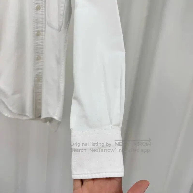 Thom Browne Thom Browne White Cotton Long Sleeve Shirt . Size M / US 6-8 / IT 42-44 - 4 Thumbnail