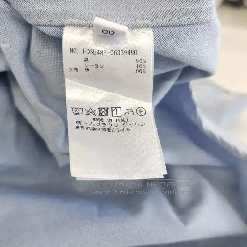 Thom Browne Thom Browne Light Blue Cotton Women's Shirt . Size M / US 6-8 / IT 42-44 - 4 Thumbnail