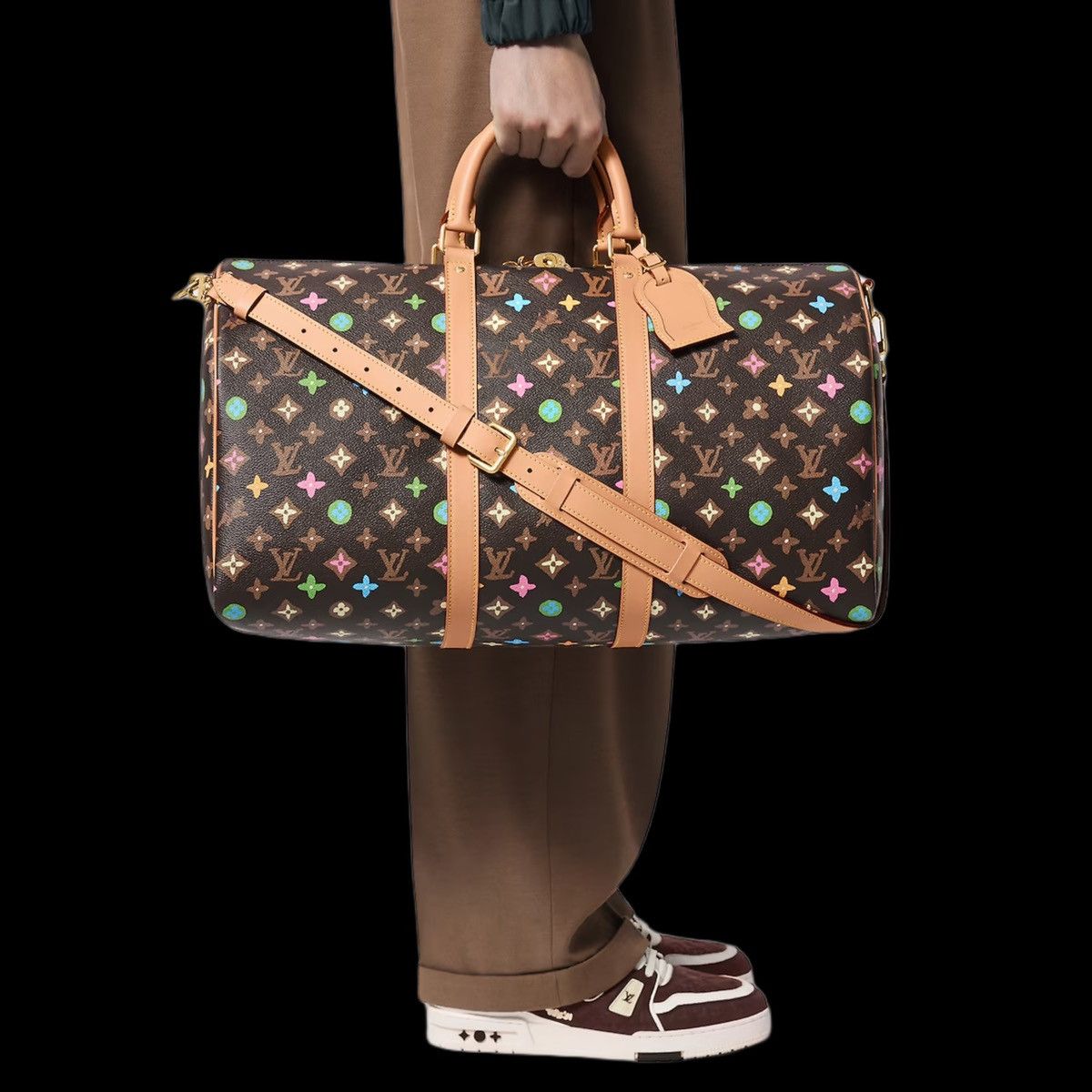 Louis Vuitton × Tyler The Creator louis vuitton tyler the creator craggy monogram keepall 50 Size ONE SIZE - 7 Thumbnail