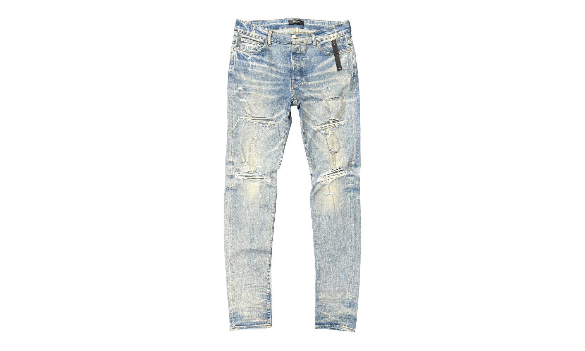 Amiri Thrasher Distressed Blue Jeans (PreOwned) Size US 28 / EU 44 - 1 Thumbnail