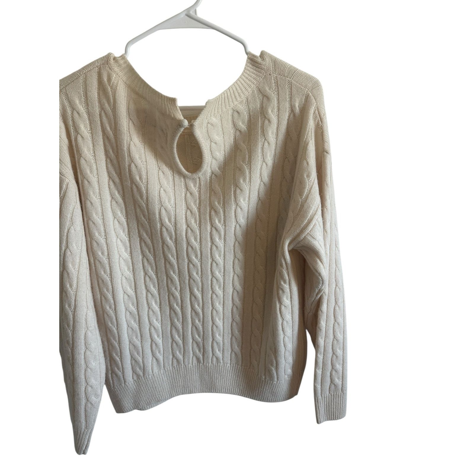 Other Grey Ven White Wool Cashmere Crew Neck Long Sleeve Sweater Size XS / US 0-2 / IT 36-38 - 8 Thumbnail