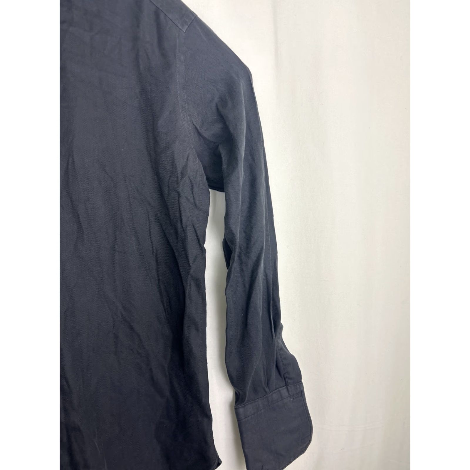Hugo Boss HUGO BOSS Mens Shirt Dress Button-Down Long Sleeve Black 16.5 42 16.5 31.5” 29” Geometric Selection Mens, Shirt, Black, Button-Down, Long Sleeve Size 46R - 6 Thumbnail