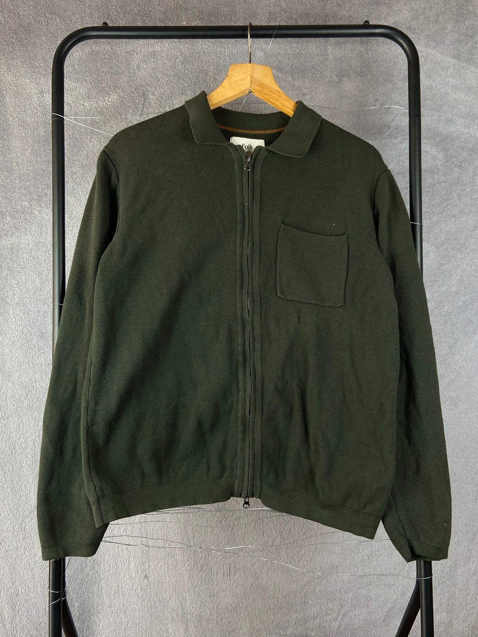 Folk Folk hoodie green vintage retro streetwear casual Size US M / EU 48-50 / 2 - 1 Thumbnail