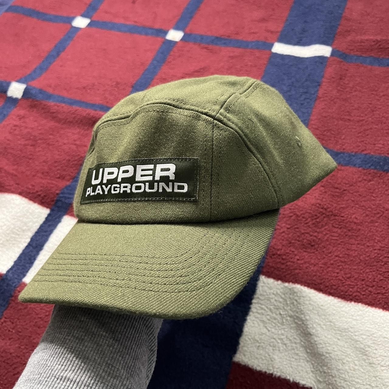 Upper Playground Upper Playground military olive green 5 panel hat cap L/XL Size ONE SIZE - 2 Thumbnail