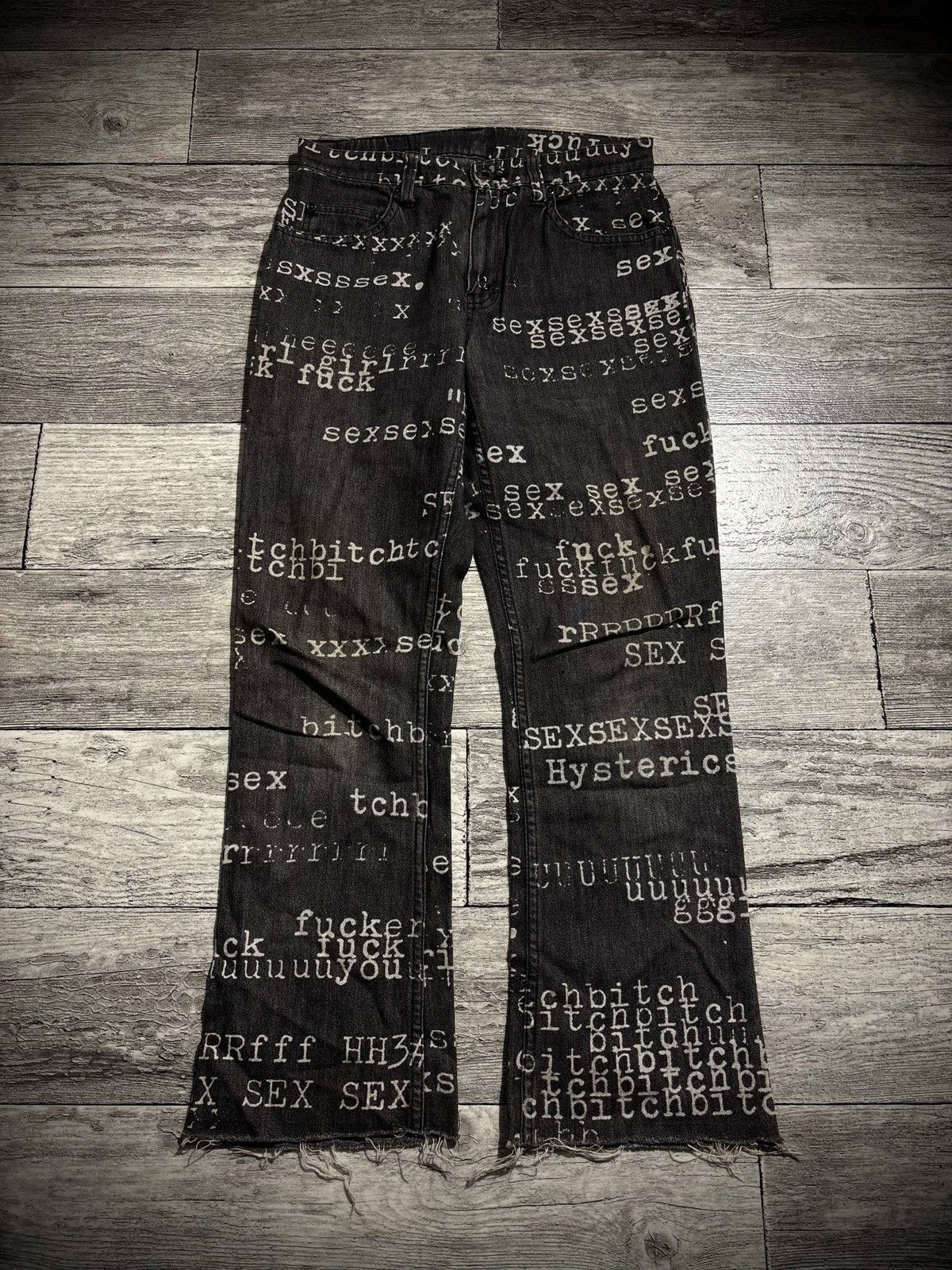 Hysteric Glamour Hysteric Glamour SS99 fuck xxx sex bitch denim hysterics Size US 28 / EU 44 - 1 Thumbnail