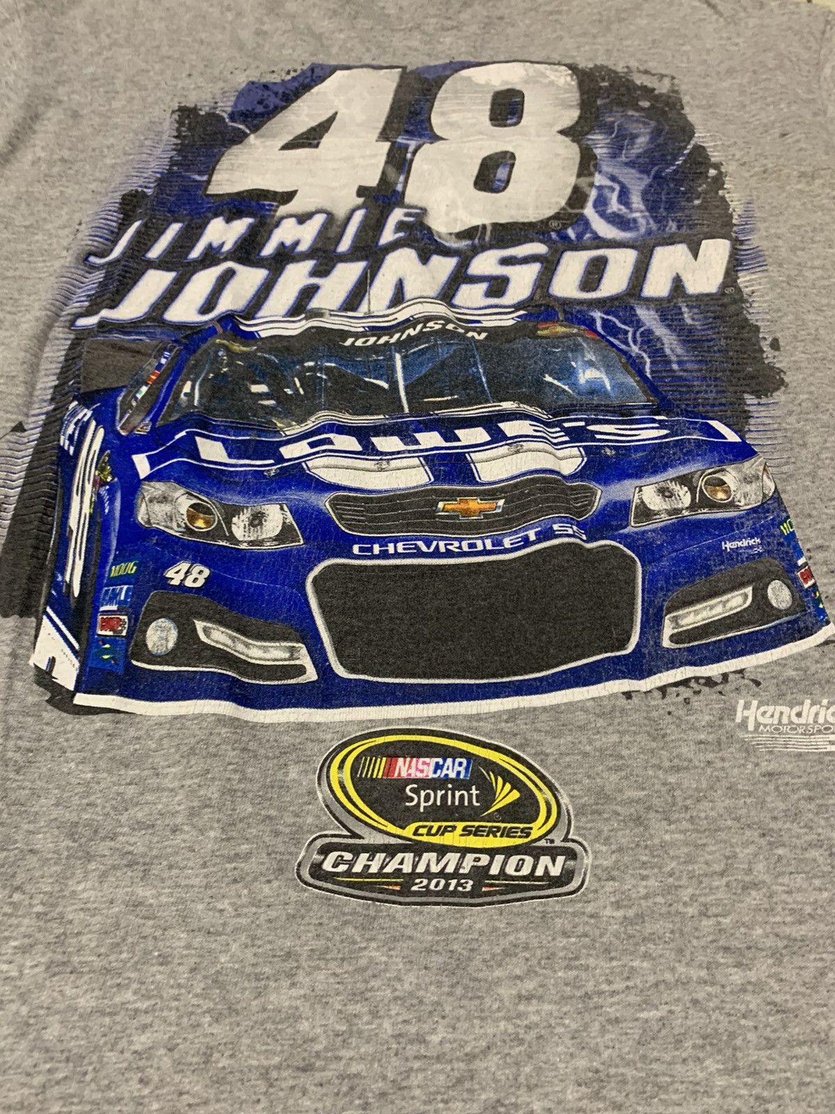 NASCAR NASCAR Jimmie Johnson Racing Long Sleeve T Shirt 2013 Size US L / EU 52-54 / 3 - 7 Thumbnail