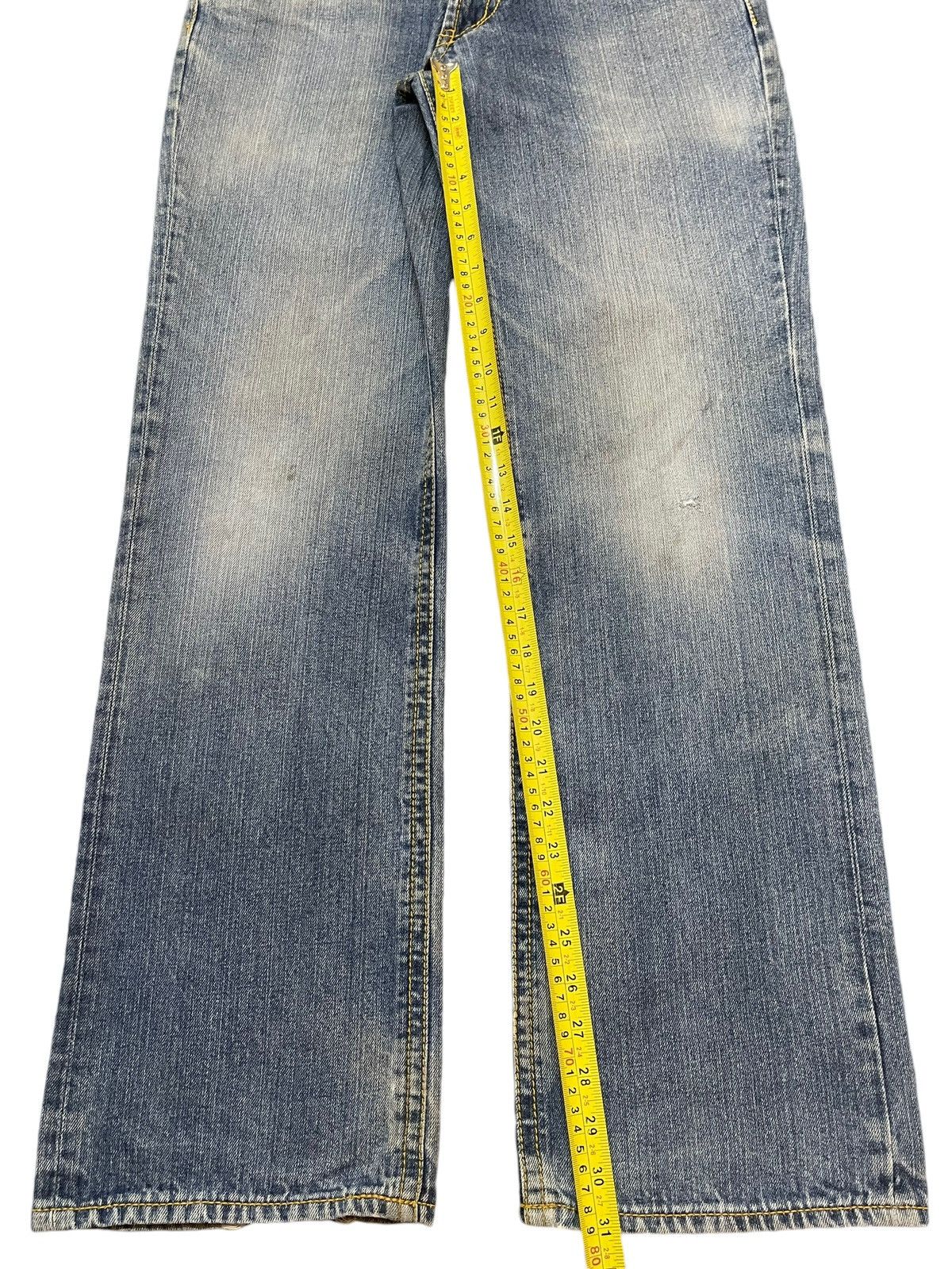 14th Addiction Vintage Japanese Seditionaries Skull Embroidered Baggy Jeans Size US 30 / EU 46 - 13 Thumbnail