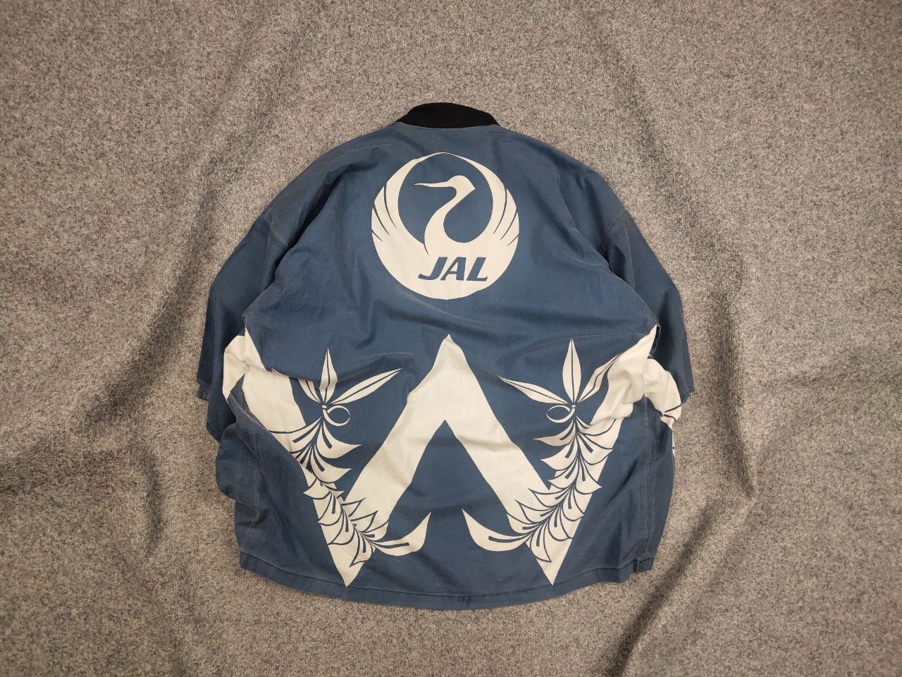 Japanese Brand Vintage 80's Jal Airlines Cotton Traditional Japanese Kimono Size US M / EU 48-50 / 2 - 2 Thumbnail