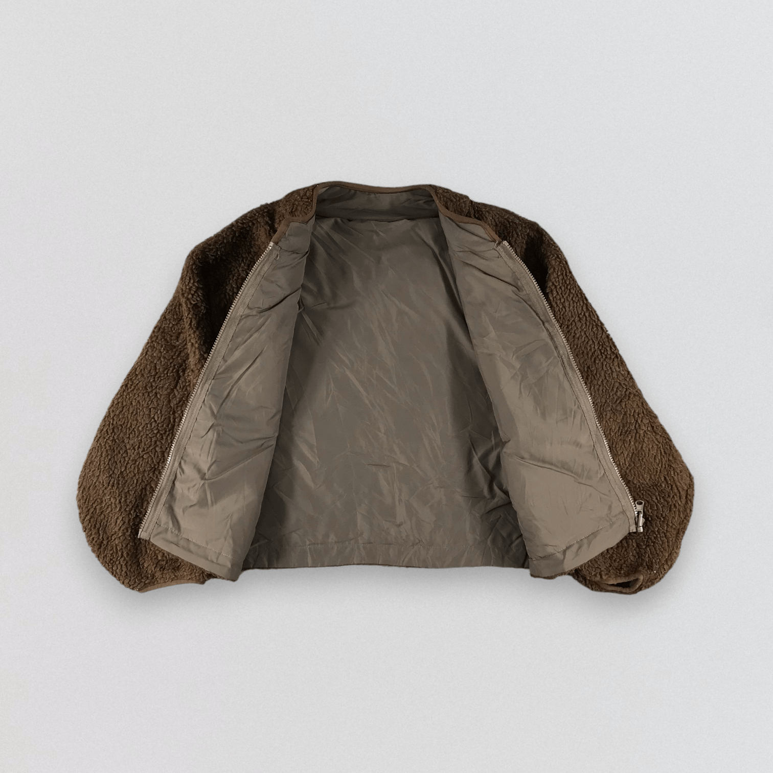 Ciaopanic Ciaopanic Brown Fleece Jacket Size S Size US S / EU 44-46 / 1 - 2 Thumbnail