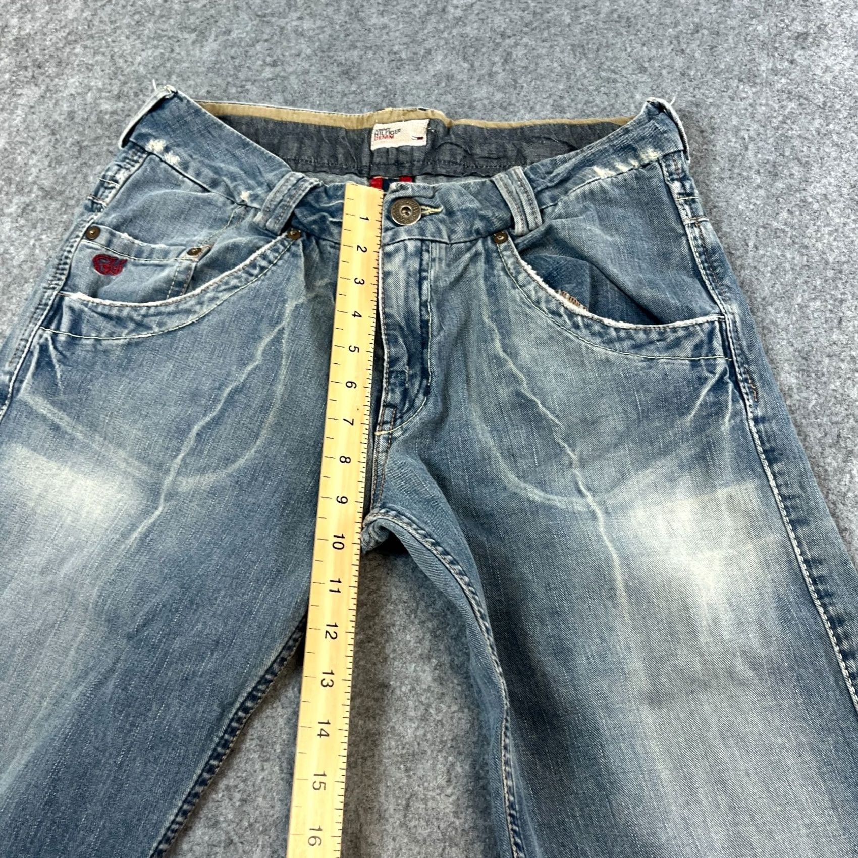 Tommy Hilfiger Tommy Hilfiger Womens Jeans Straight 29 32 Mid Blue Relaxed Baggy Megan Denim Pants Jeans Size 29" - 5 Thumbnail