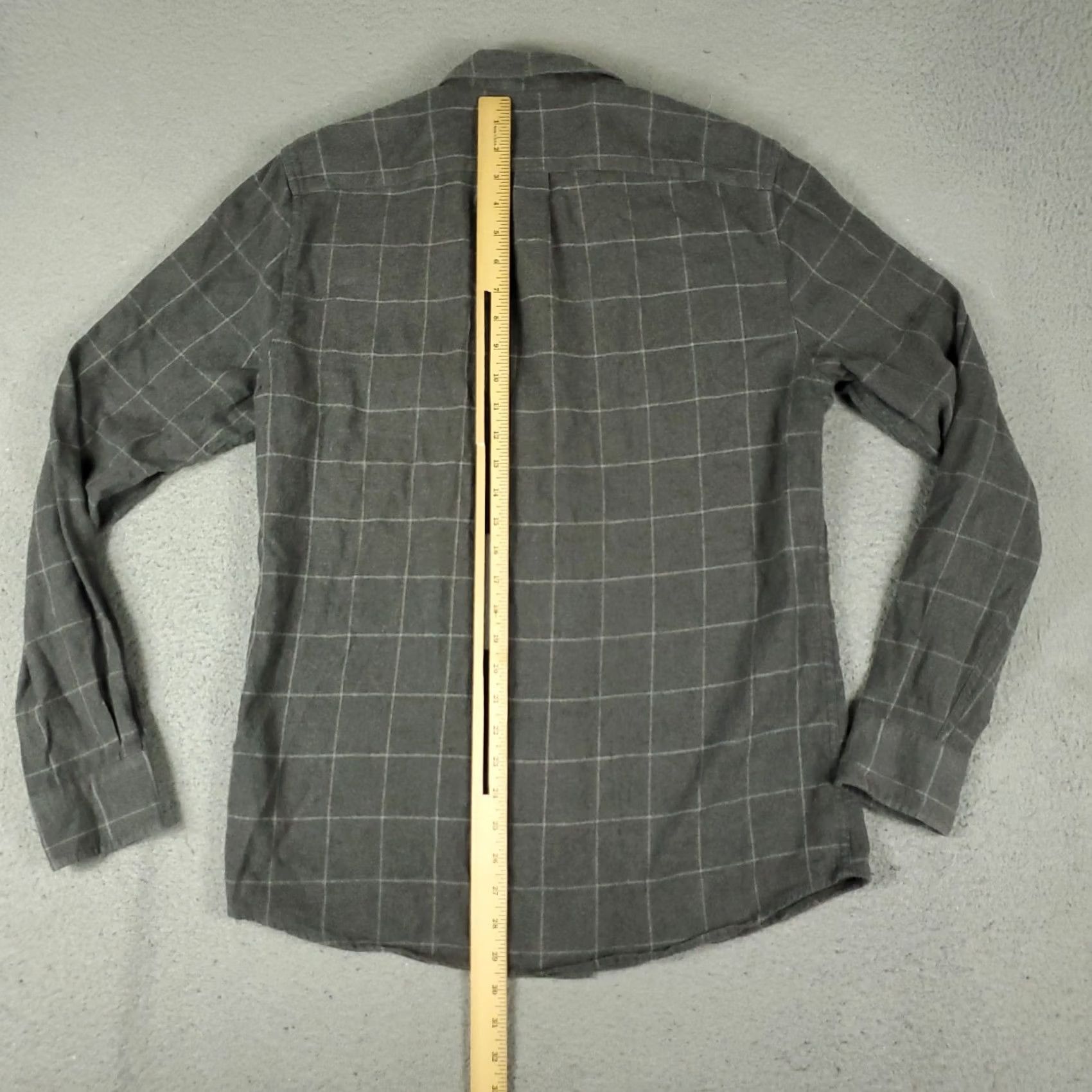 Marine Layer Marine Layer Shirt Mens Size Medium Gray Check Flannel Button Up Long Sleeve Mens Regular Cotton Button-Up Collar Navy? Size US M / EU 48-50 / 2 - 2 Thumbnail