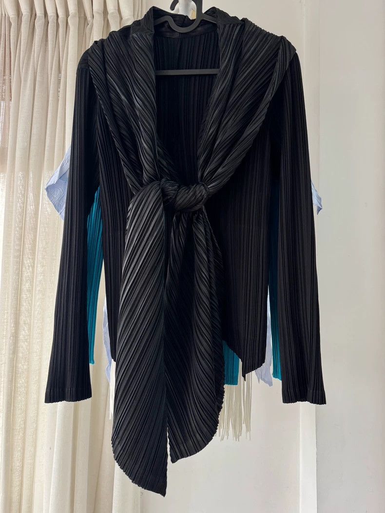 Issey Miyake issey miyake size:3 Black witch's coat Size XXS / US 00 / IT 34 - 8 Thumbnail