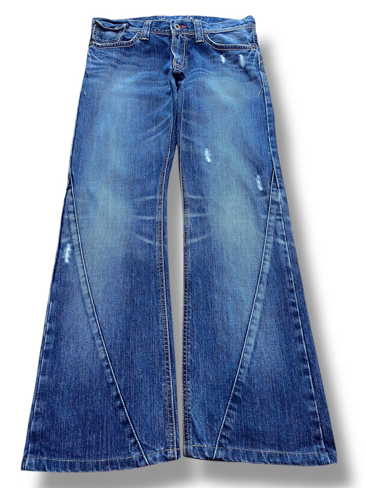 Edwin Edwin Faded Blue Wash Style Flare Jeans Size US 32 / EU 48 - 1 Thumbnail