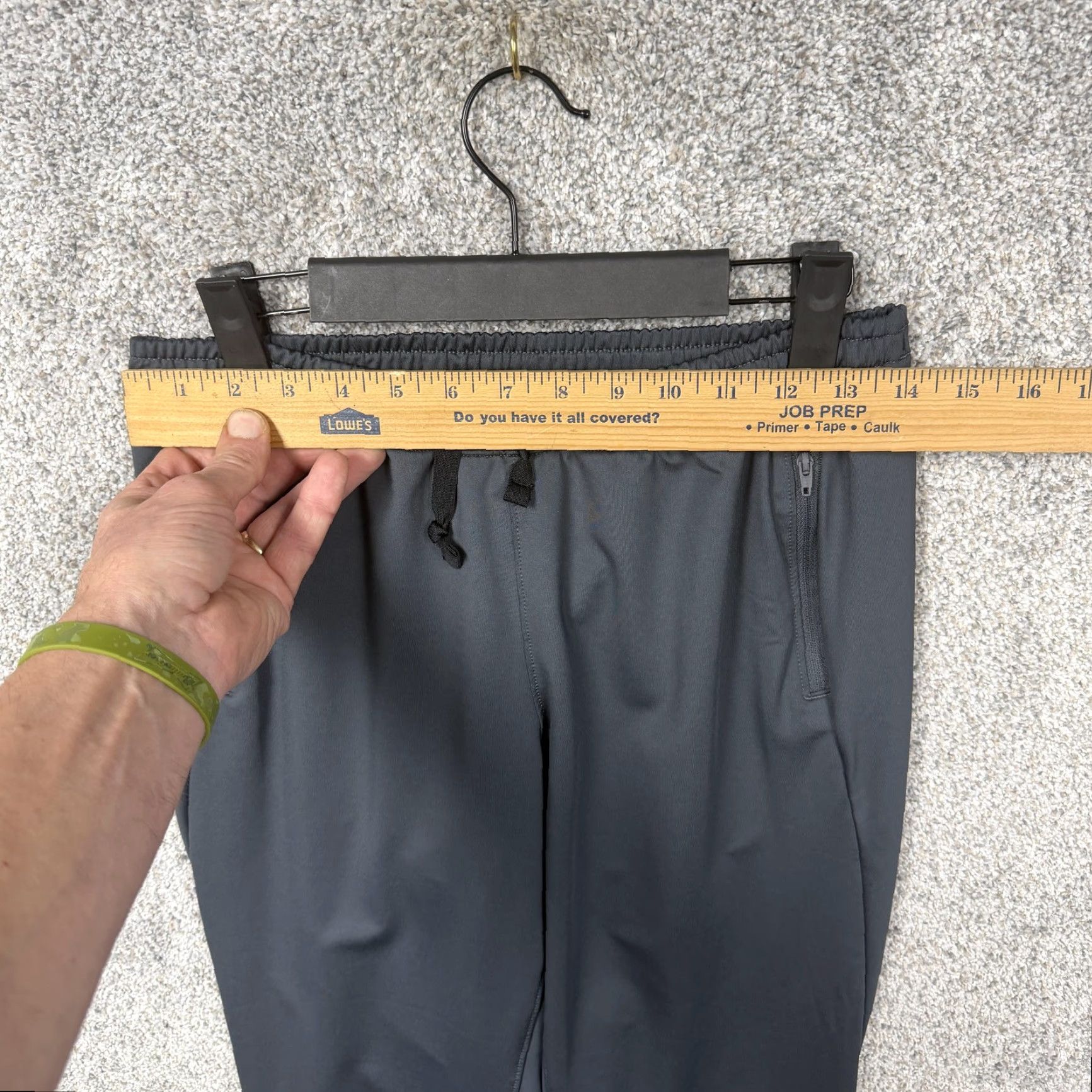 Brooks Brooks Spartan Pants Mens Small Gray Running Ankle Zip Athletic Sporty Layering Size US 29 - 2 Thumbnail