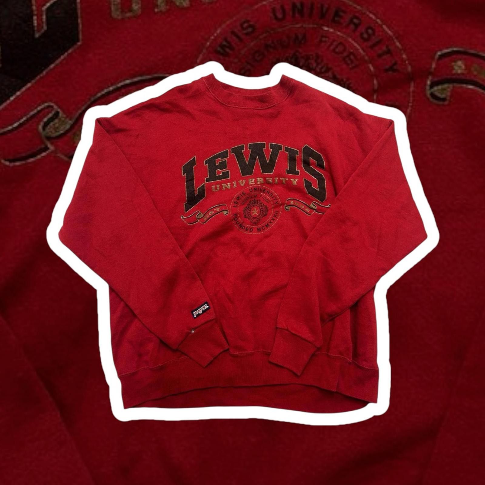 Jansport JanSport Lewis University Red Sweatshirt Size US XXL / EU 58 / 5 - 1 Thumbnail