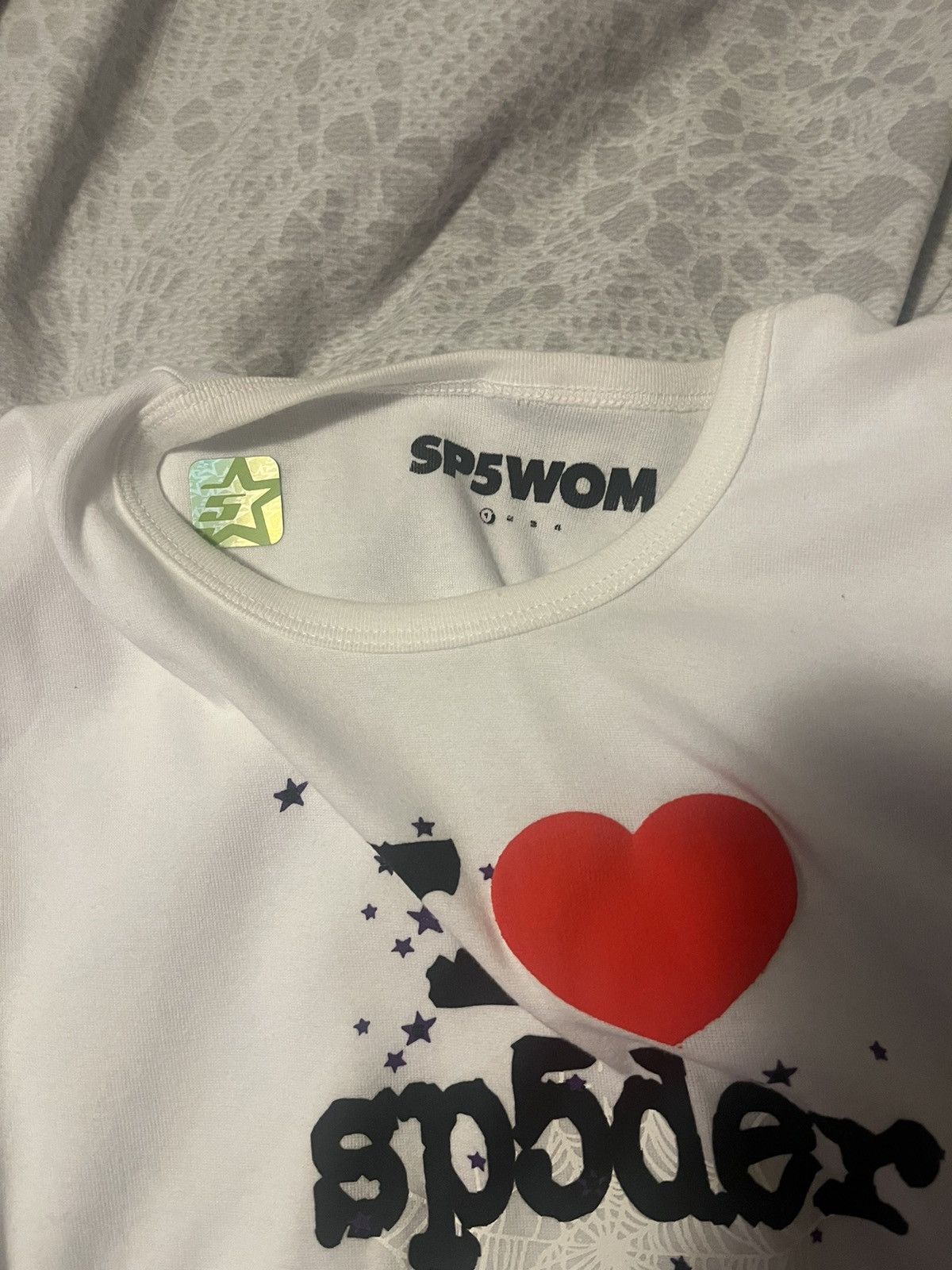Designer × Sp5der × Young Thug Sp5der baby tee rare Size S / US 4 / IT 40 - 10 Thumbnail