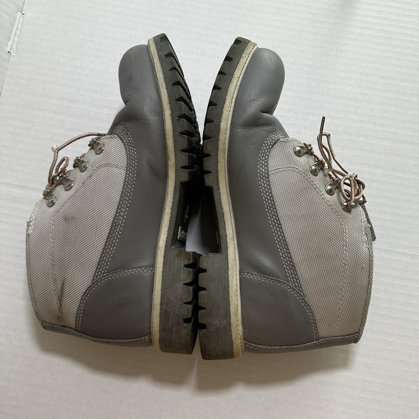 Timberland Timberland Converge Waterproof Gray Leather/Canvas Boots 9M Size US 9 / EU 42 - 9 Thumbnail