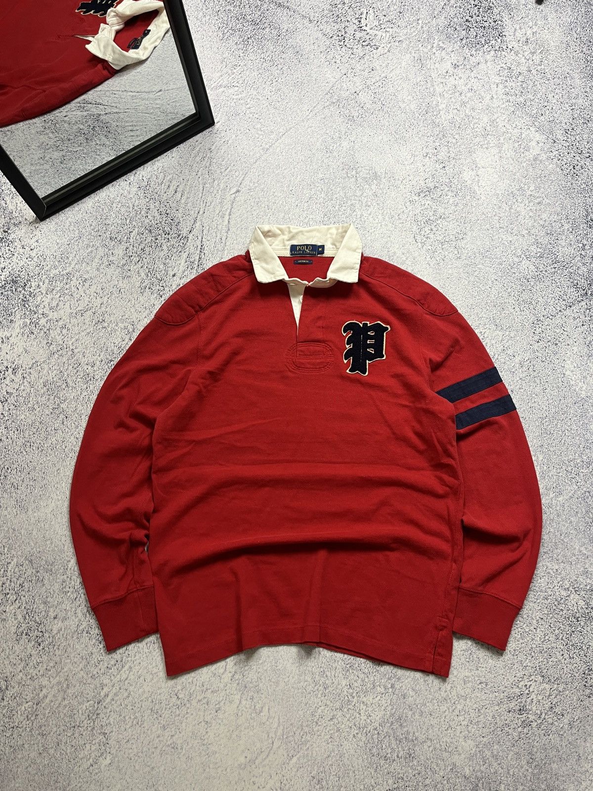 Polo Ralph Lauren Vintage Polo Ralph Lauren Rugby Shirt #67 Big Logo Y2k Size US M / EU 48-50 / 2 - 1 Thumbnail