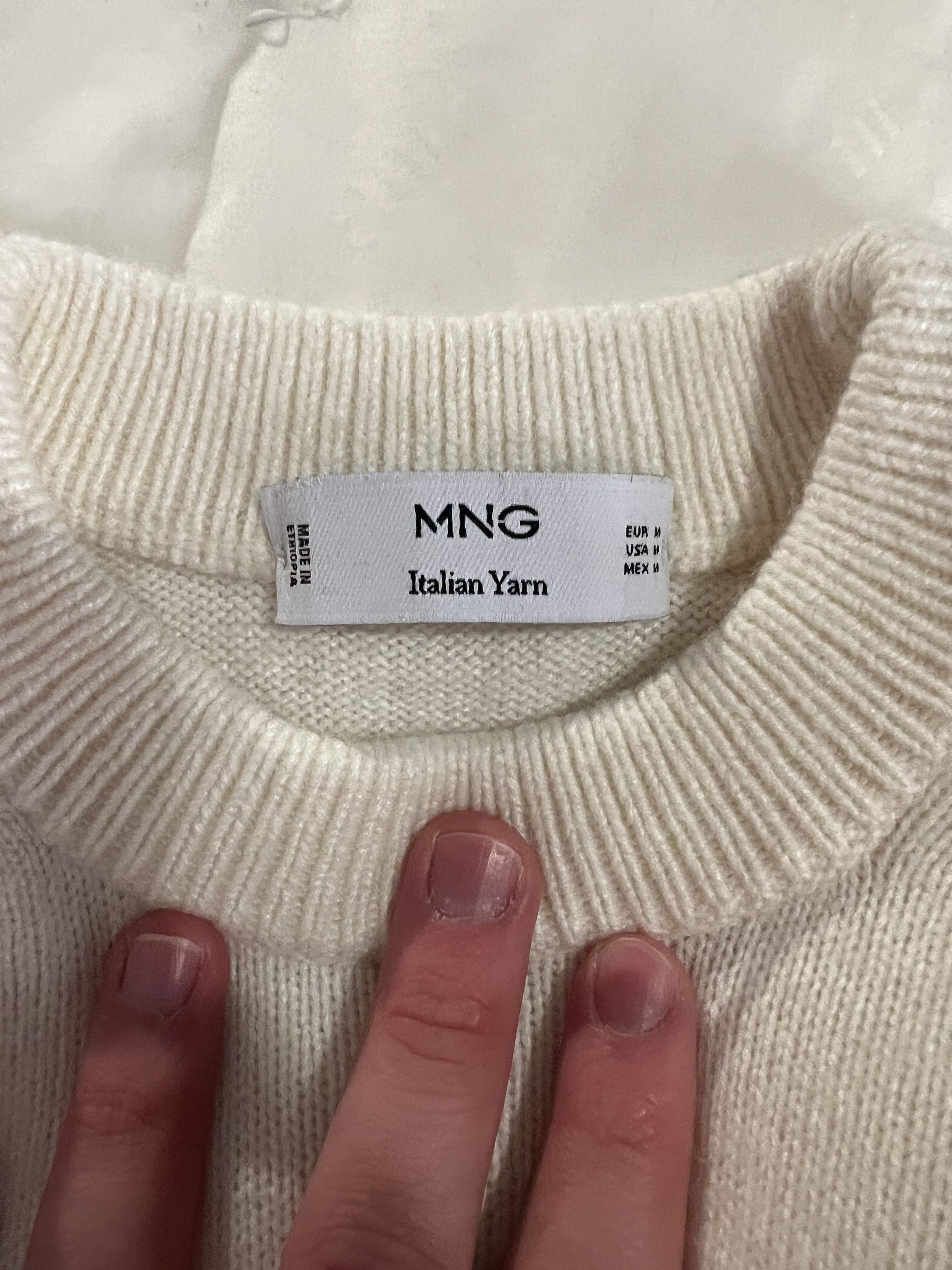 Mango Italian Yarn Sweater Size US M / EU 48-50 / 2 - 2 Thumbnail