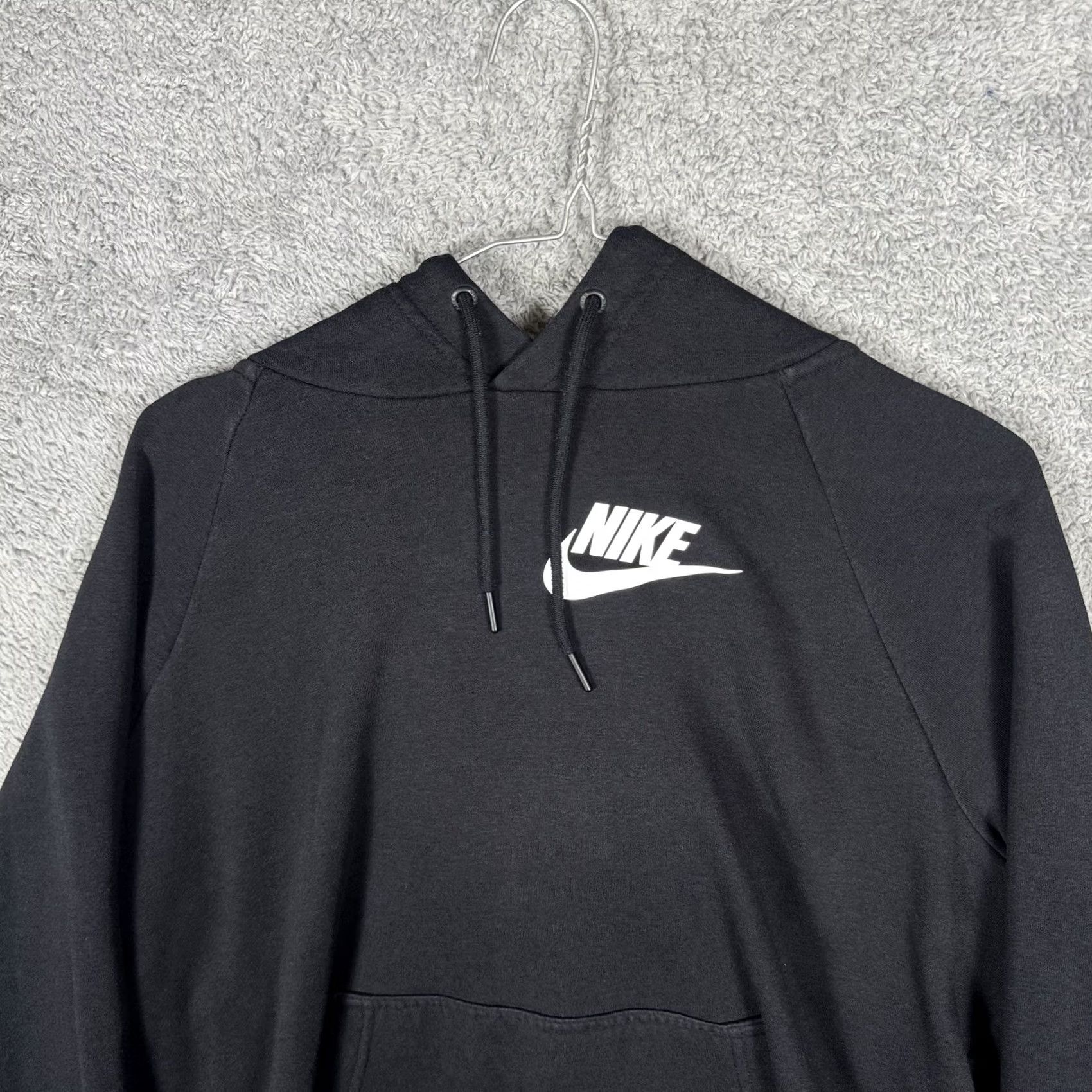 Nike VINTAGE Nike Hoodie Women L Rally Fleece Drop Shoulder Sportswear NSW PulloverSweatshirt Size L / US 10 / IT 46 - 5 Thumbnail