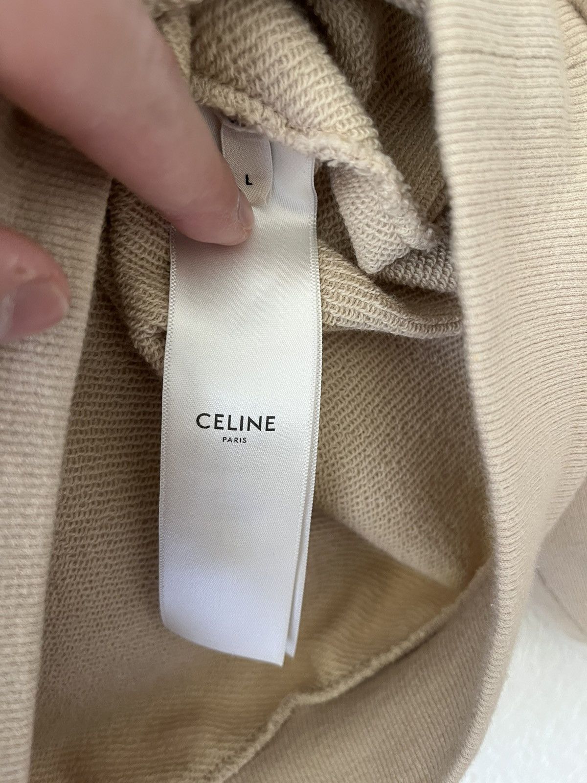 Celine Celine Paris Logo hoodie Size US L / EU 52-54 / 3 - 8 Thumbnail