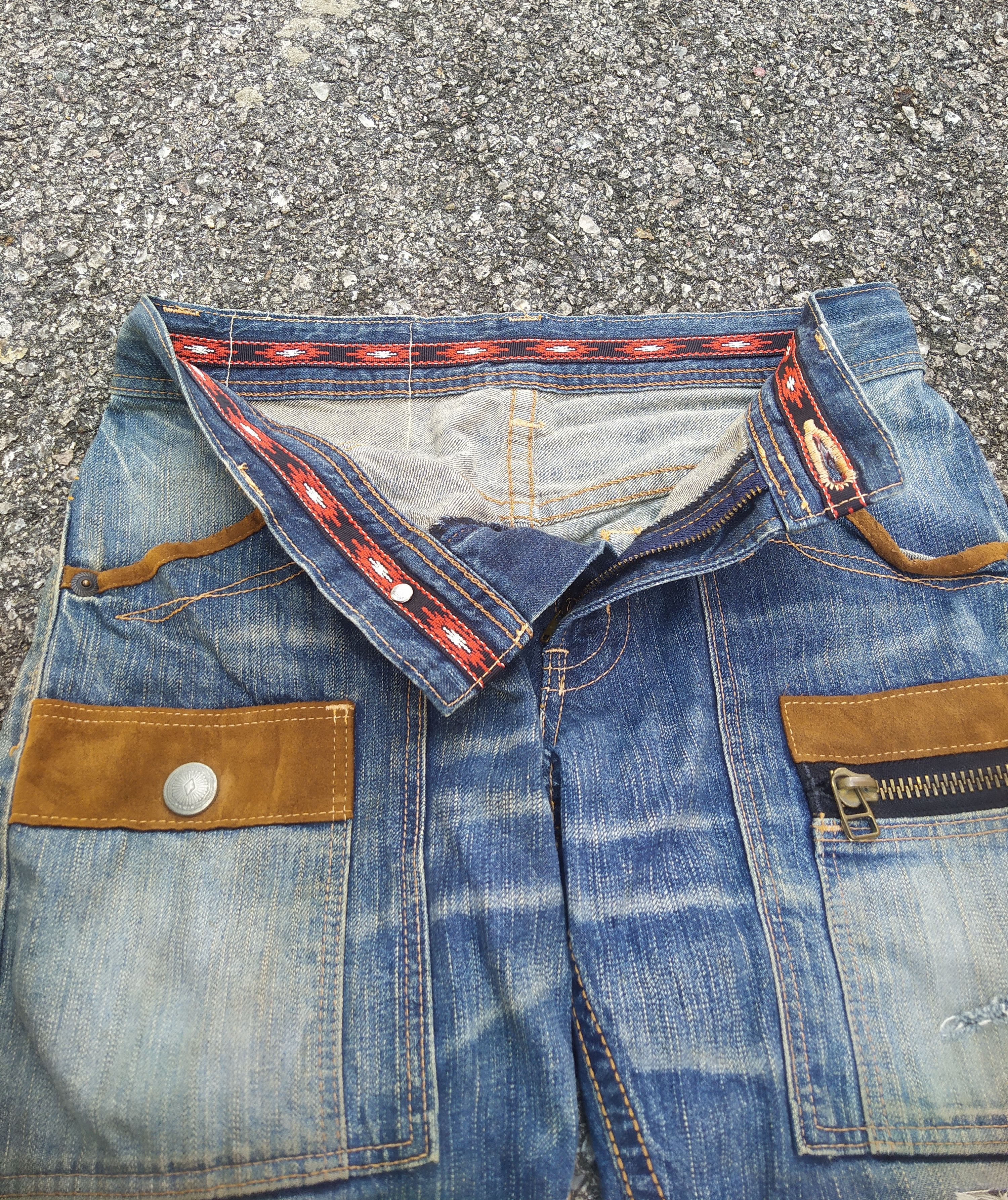 Edwin EDWIN XV "Exclusive Vintage" Distressed Wester Jeans Size US 31 - 5 Thumbnail