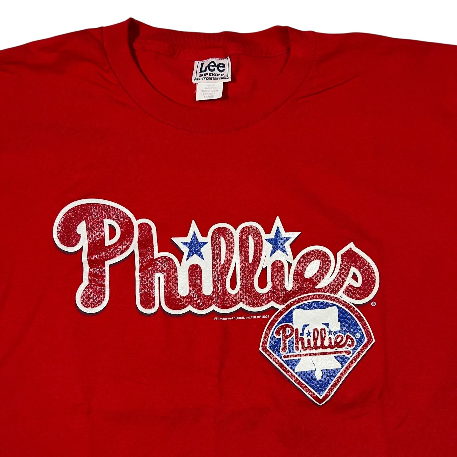 Lee × MLB × Vintage Vintage 90s Lee Philadelphia Phillies red tee (L) Size US L / EU 52-54 / 3 - 2 Thumbnail