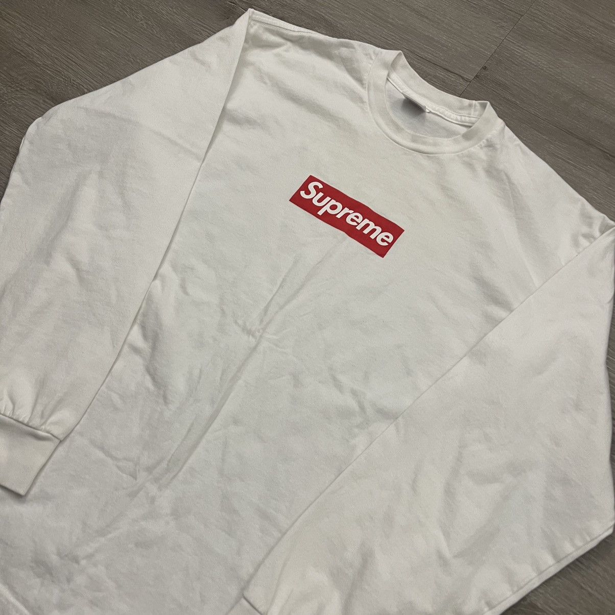 Supreme Supreme Box Logo Longsleeve Tee Size US L / EU 52-54 / 3 - 11 Thumbnail