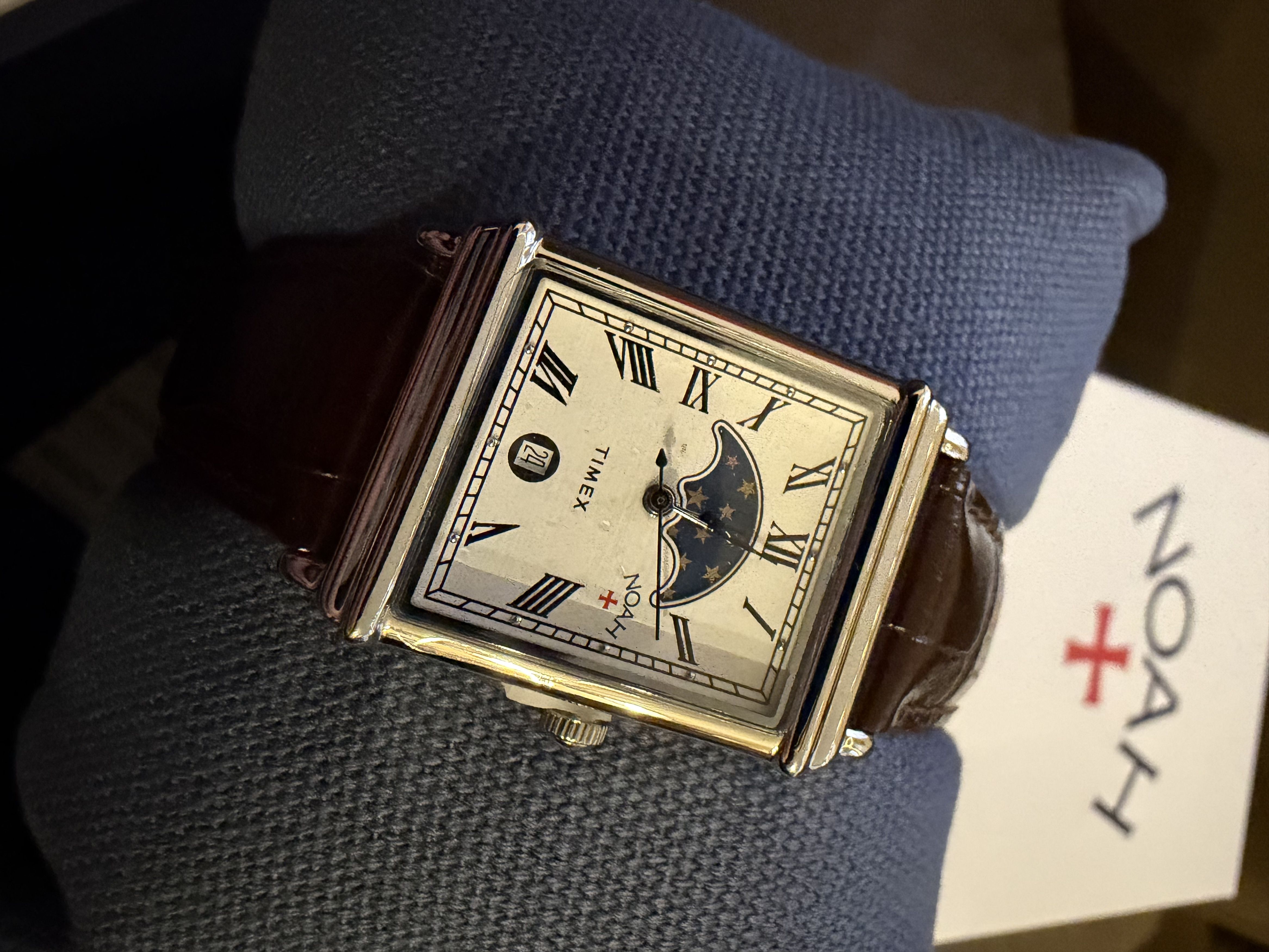 Noah x Timex Moon Phase Watch BROWN / STEEL
