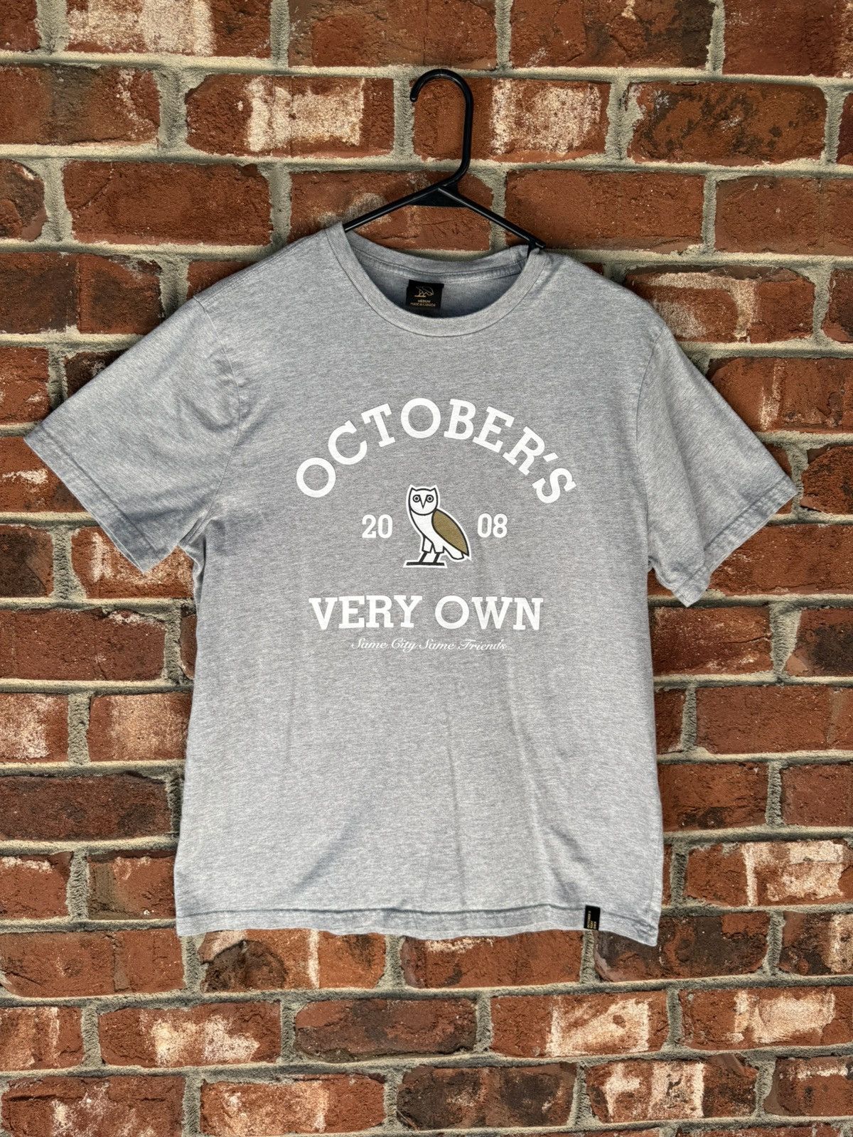 October's Very Own October’s Very Own Grey Collegiate Logo Tee Shirt Size US M / EU 48-50 / 2 - 1 Thumbnail