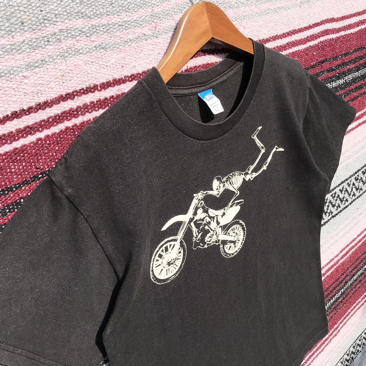 Vintage Vintage Skull Motorcycle Tee Size US M / EU 48-50 / 2 - 4 Thumbnail