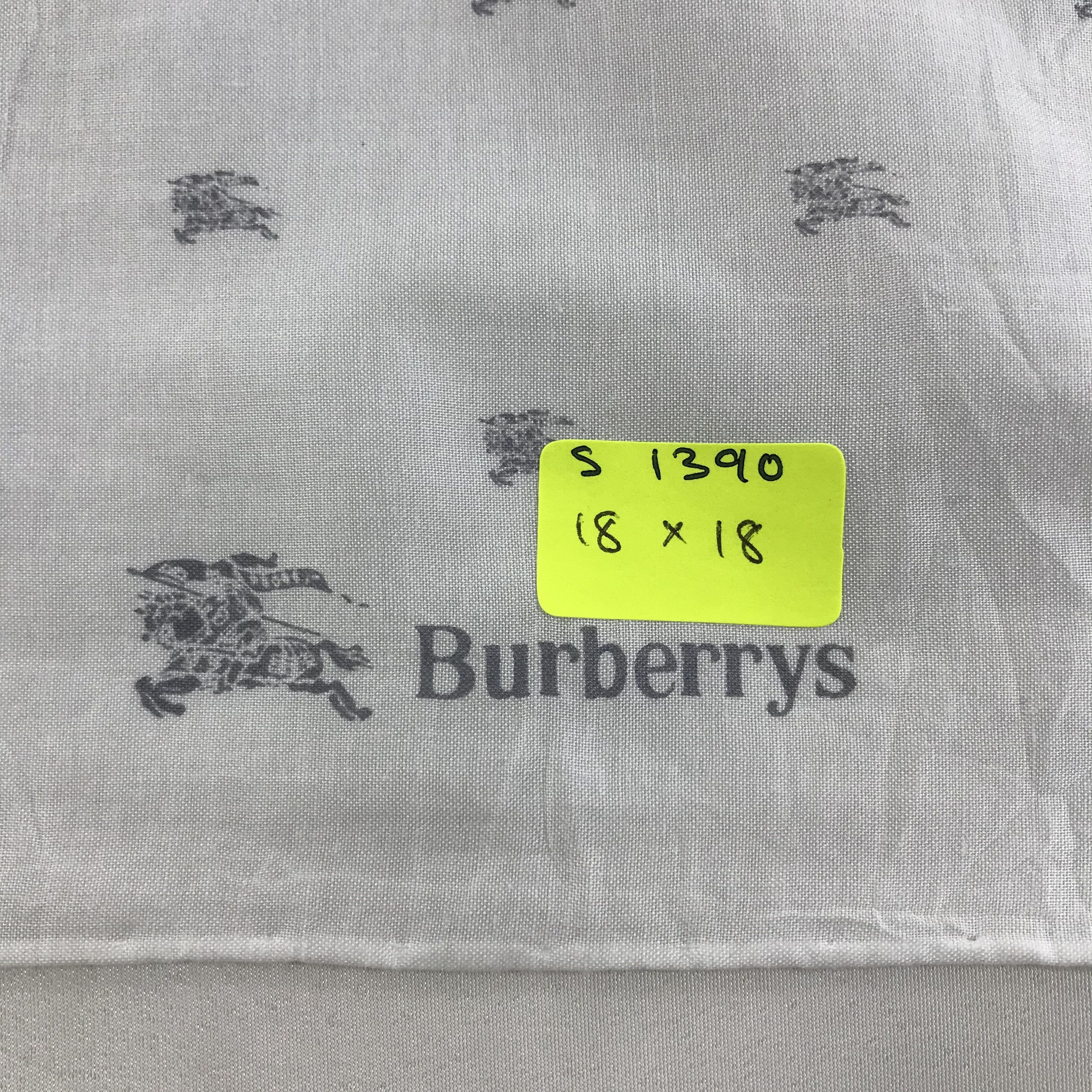 Burberry × Vintage Burberry Bandana / Handkerchief / Neckerchief - S1390 Size ONE SIZE - 5 Thumbnail