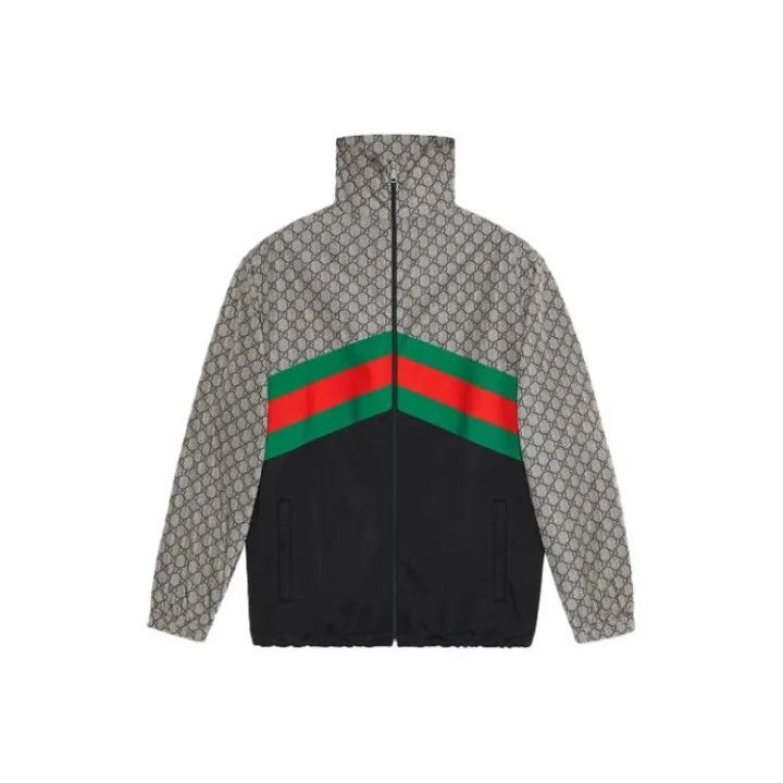 Gucci Gucci Retro Logo Knit Zip Jacket for Men Size US M / EU 48-50 / 2 - 1 Thumbnail