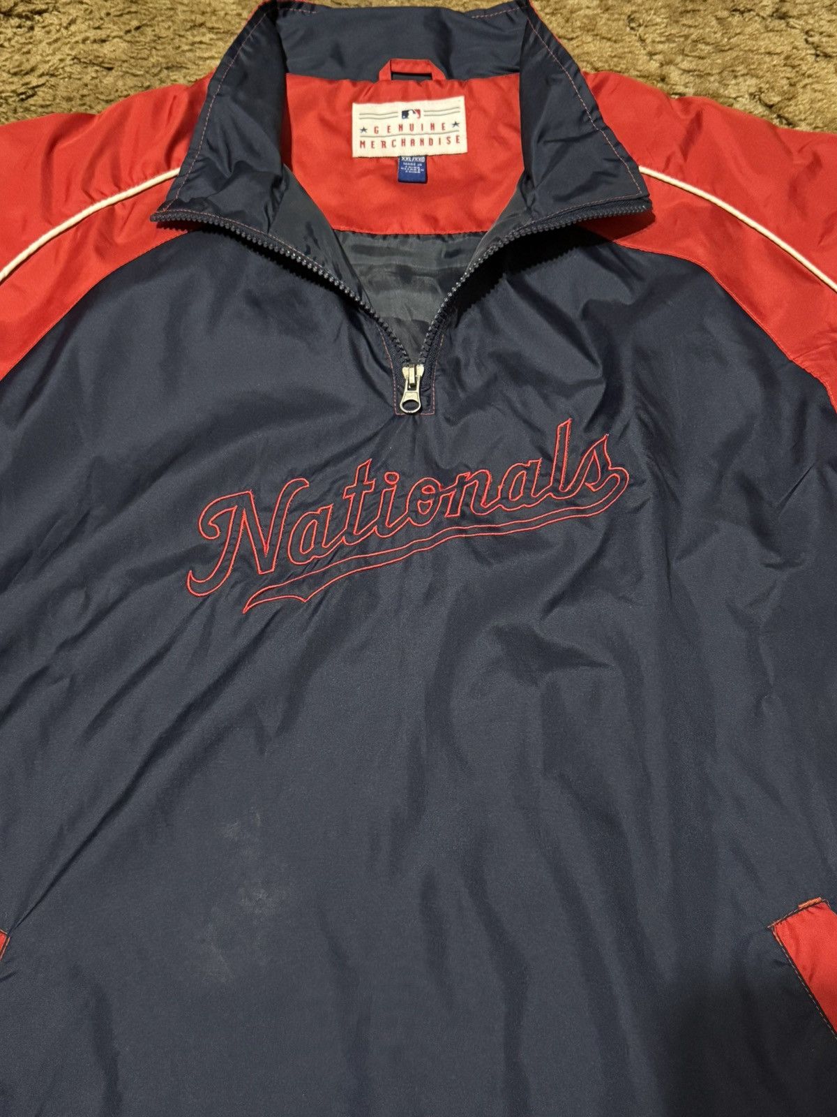 MLB MLB Washington Nationals Lightweight Jacket XXLarge Size US XXL / EU 58 / 5 - 4 Thumbnail