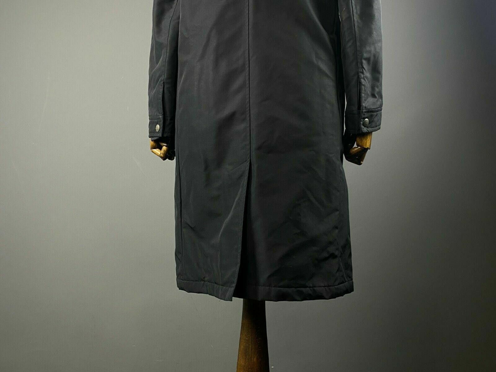 Designer Weekend Max Mara Black Full Zip Nylon Coat Jacket Size 38 Size M / US 6-8 / IT 42-44 - 9 Thumbnail