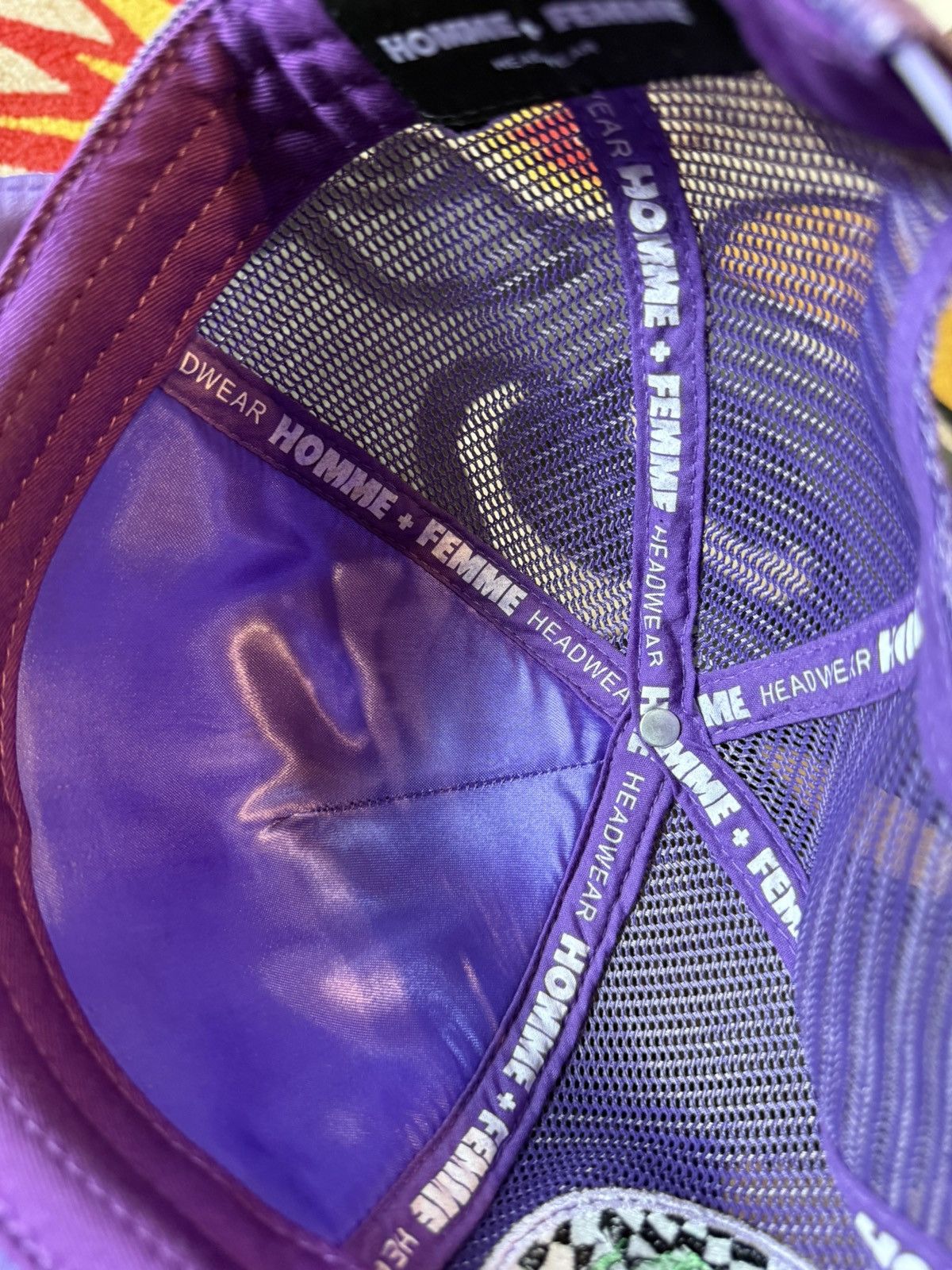 Homme + Femme La Homme Femme Purple Trucker Size ONE SIZE - 4 Thumbnail