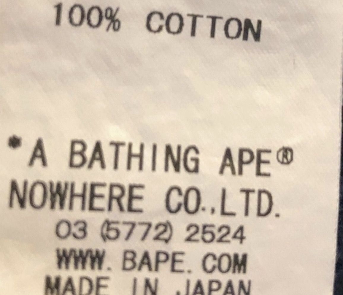 Bape Bape crew neck pullover sweatshirt Size US XL / EU 56 / 4 - 5 Thumbnail