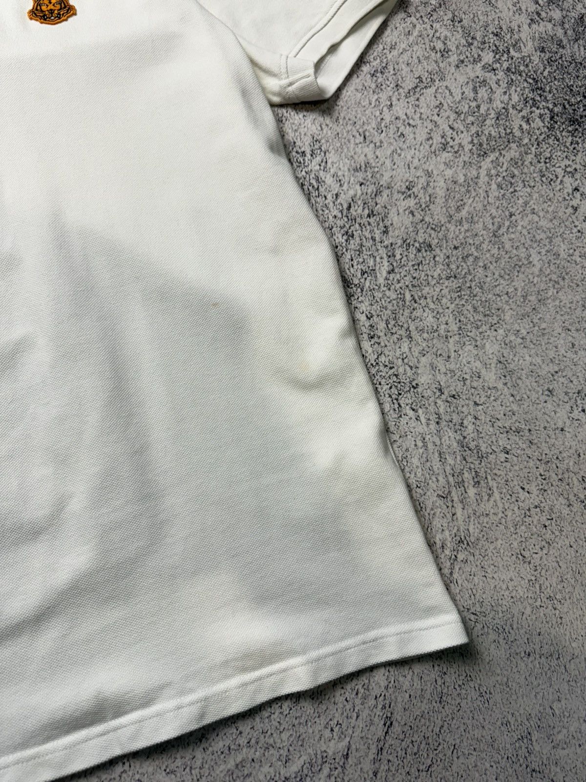 Kenzo Kenzo White Polo Shirt Size L Size US L / EU 52-54 / 3 - 8 Thumbnail
