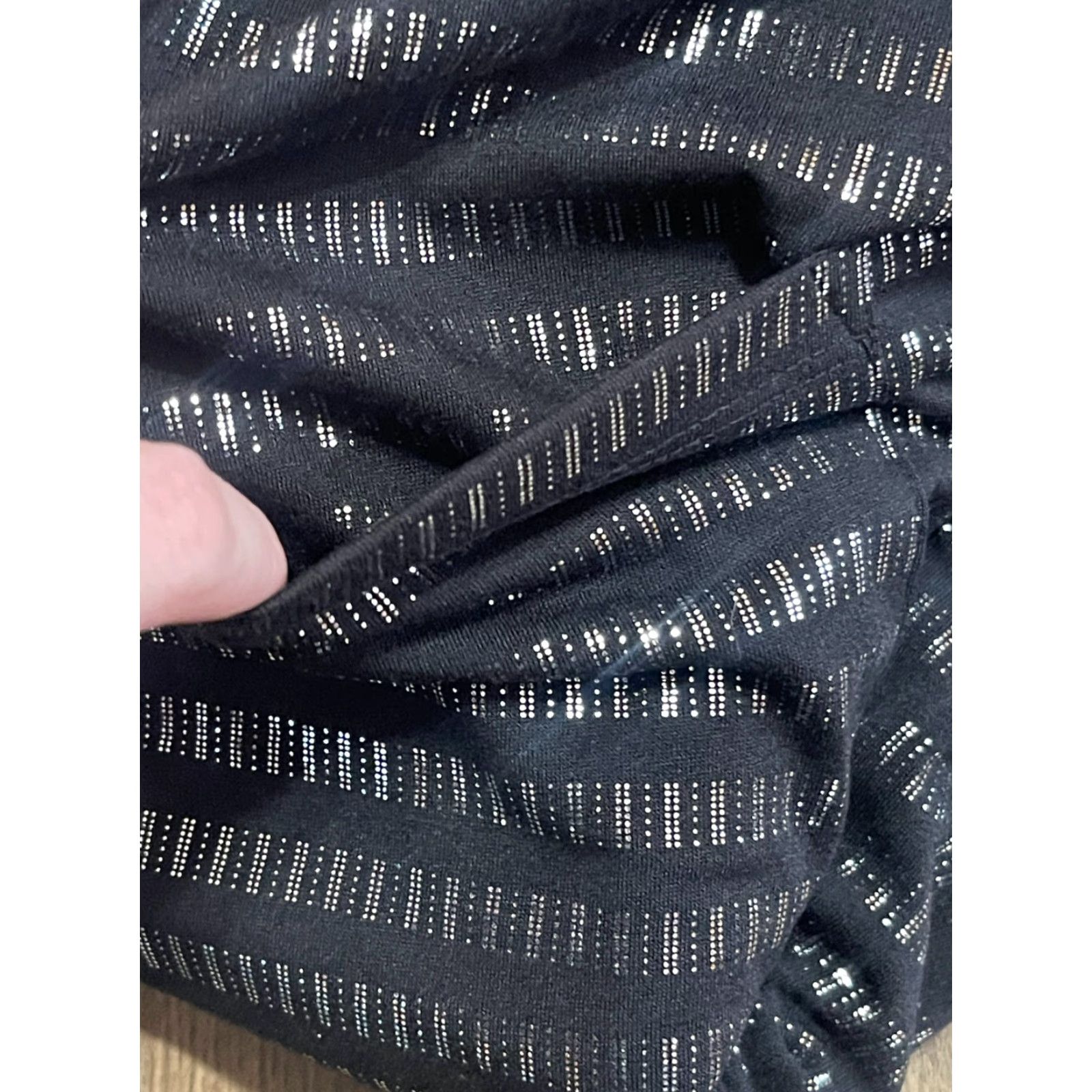 Vintage VINTAGE LuLaRoe Sweater Shirt XS Womens Black Silver Open Cardigan Pockets NWT Size XS / US 0-2 / IT 36-38 - 3 Thumbnail