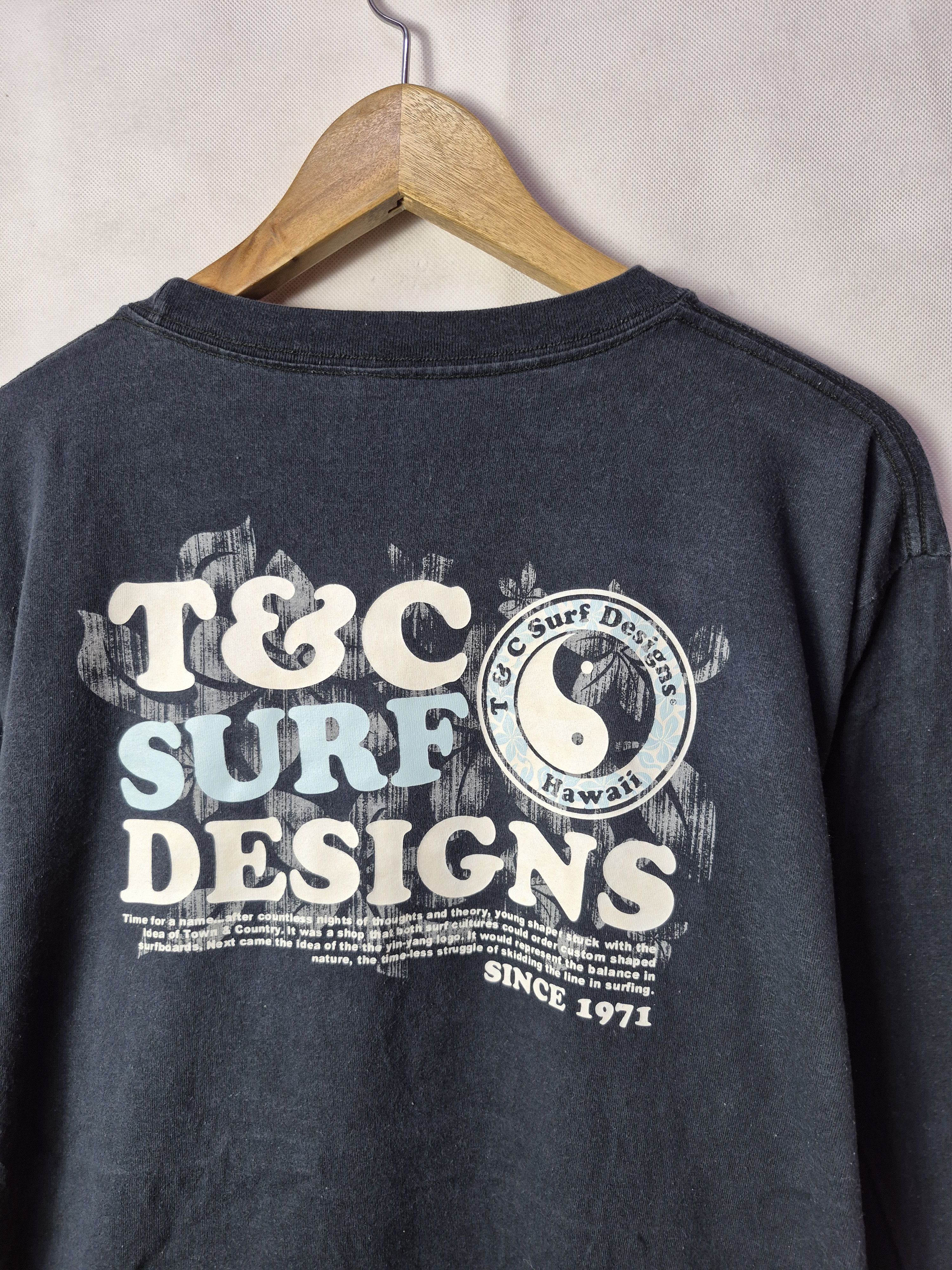 Other 🏂 T&C Surf Hawaii Big Logo Longsleeves Tee Size US L / EU 52-54 / 3 - 3 Thumbnail