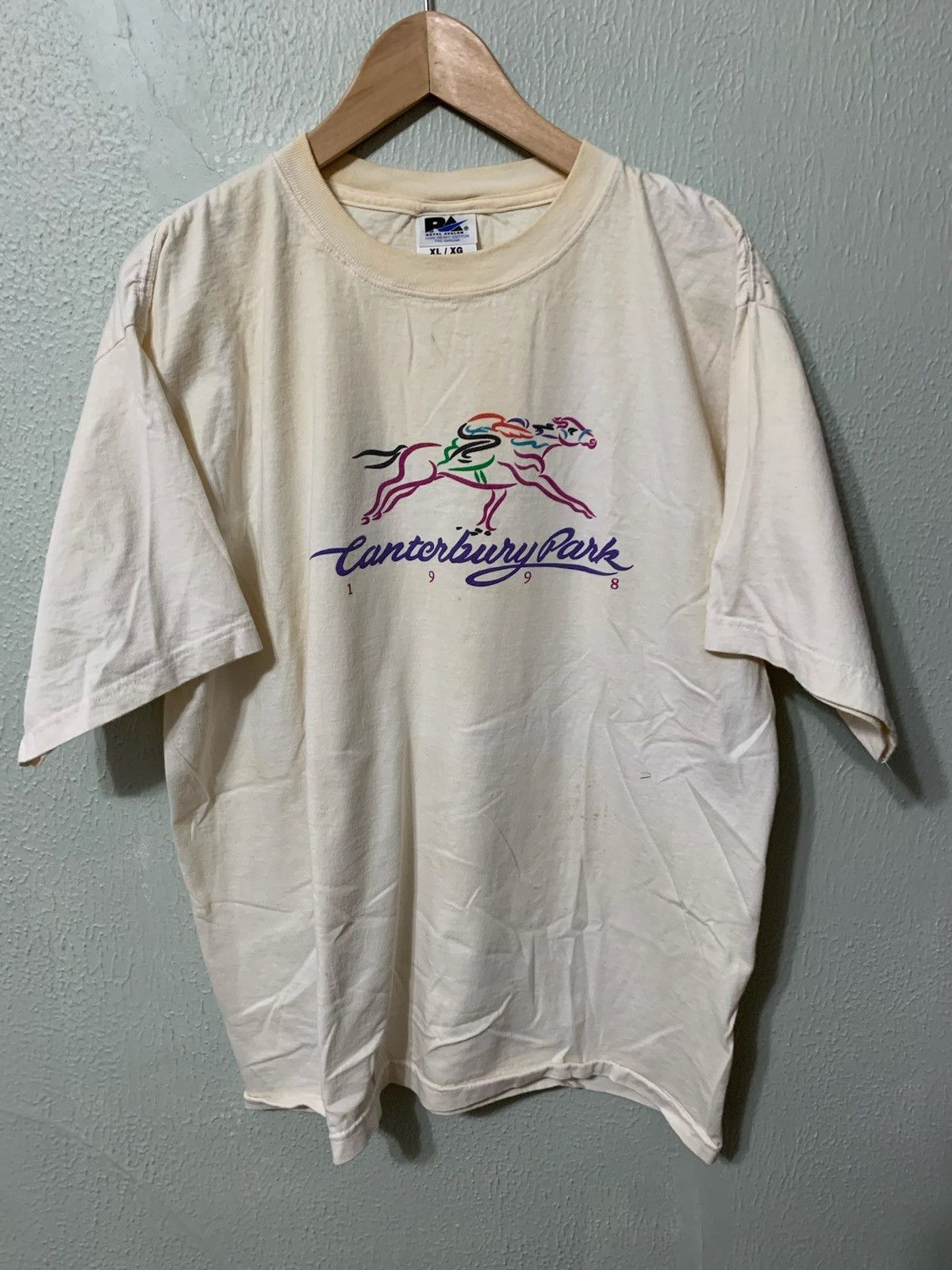Vintage Vintage Canterbury Park Race Track 1998 T-Shirt Size US XL / EU 56 / 4 - 1 Thumbnail