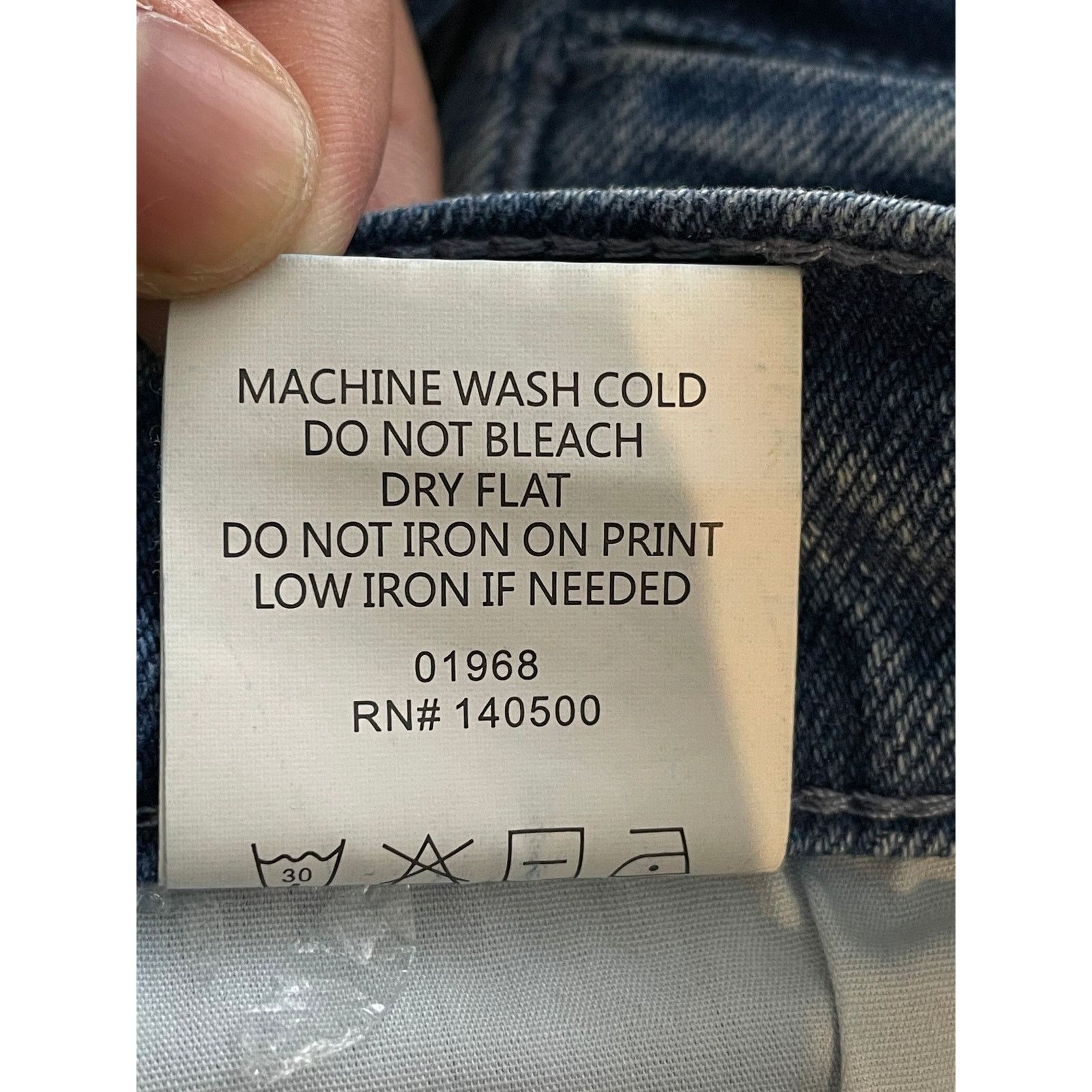 Rta RTA Knee Patch Light Wash Jeans Size US 33 - 5 Thumbnail