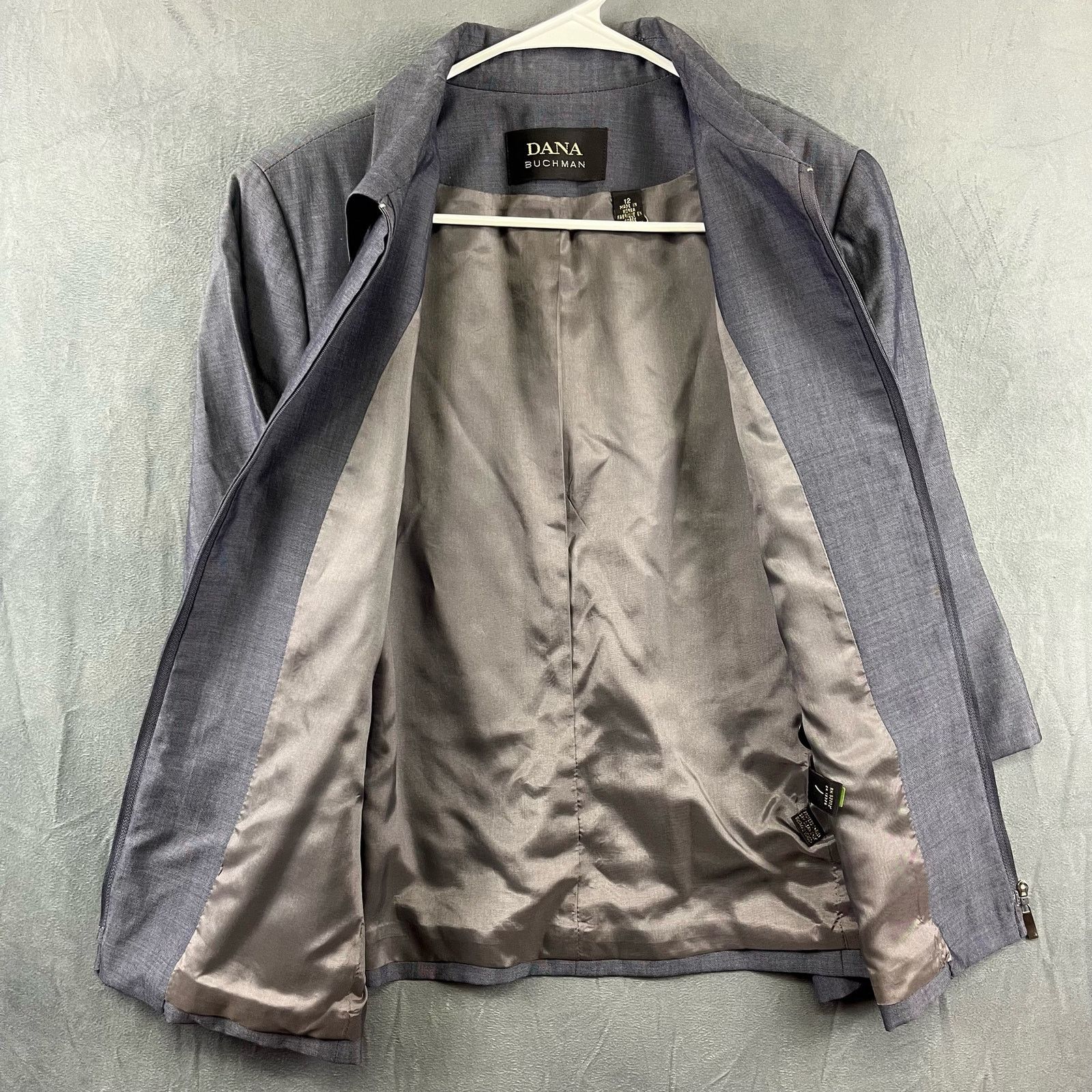 Other Dana Buchman Wool Blend Blazer Women's Size 12- 3/4 Sleeves Size XL / US 12-14 / IT 48-50 - 3 Thumbnail